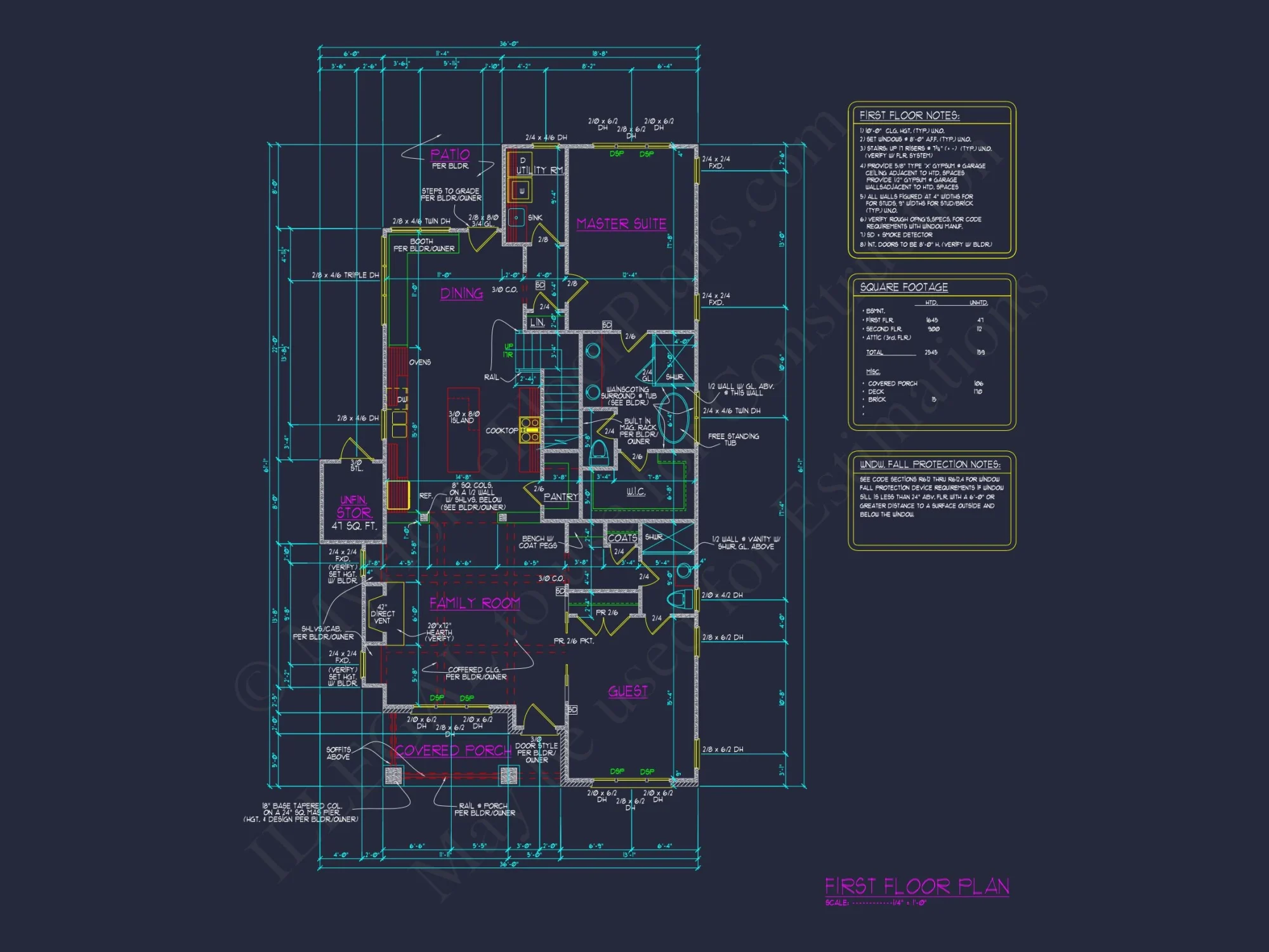 Modern Craftsman house Plan with Spacious Floor Designs