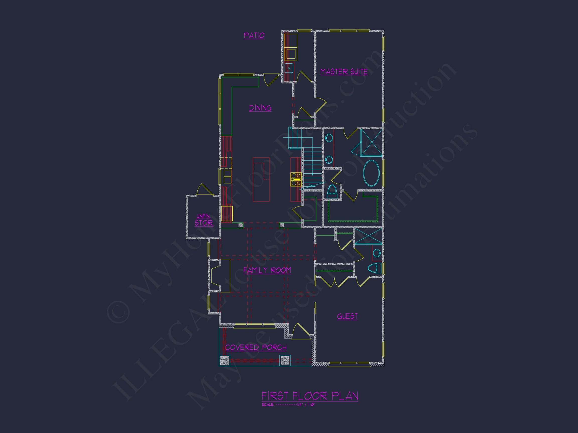 Modern Craftsman house Plan with Spacious Floor Designs