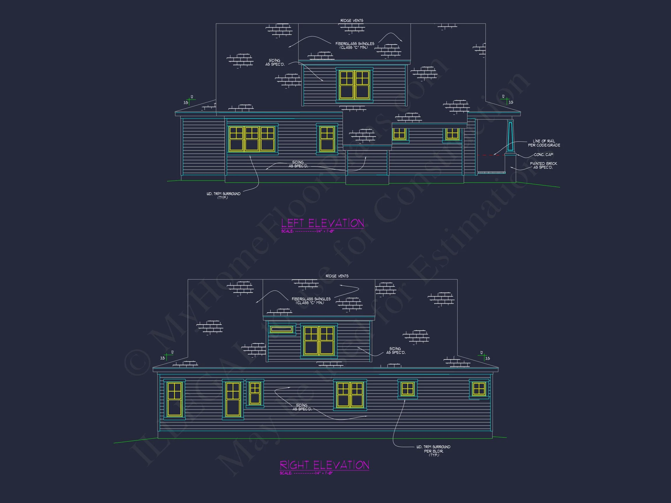 Modern Craftsman house Plan with Spacious Floor Designs