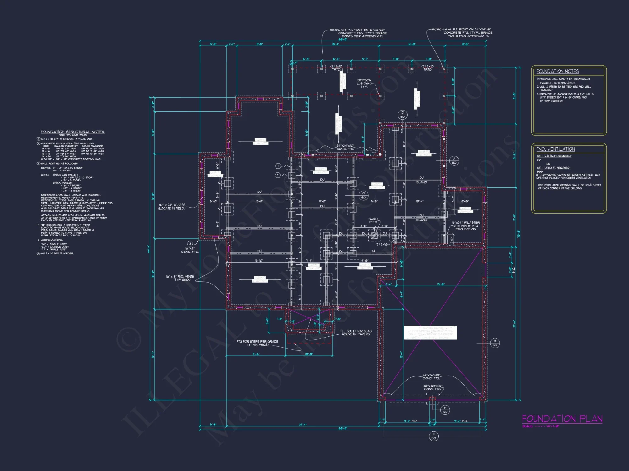 Modern Craftsman house Plan with 2-Story Layout and CAD Designs