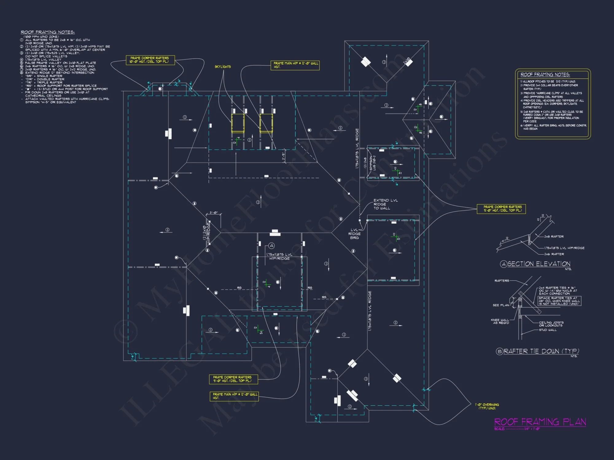Craftsman Ranch house Plan with CAD and Architectural Designs