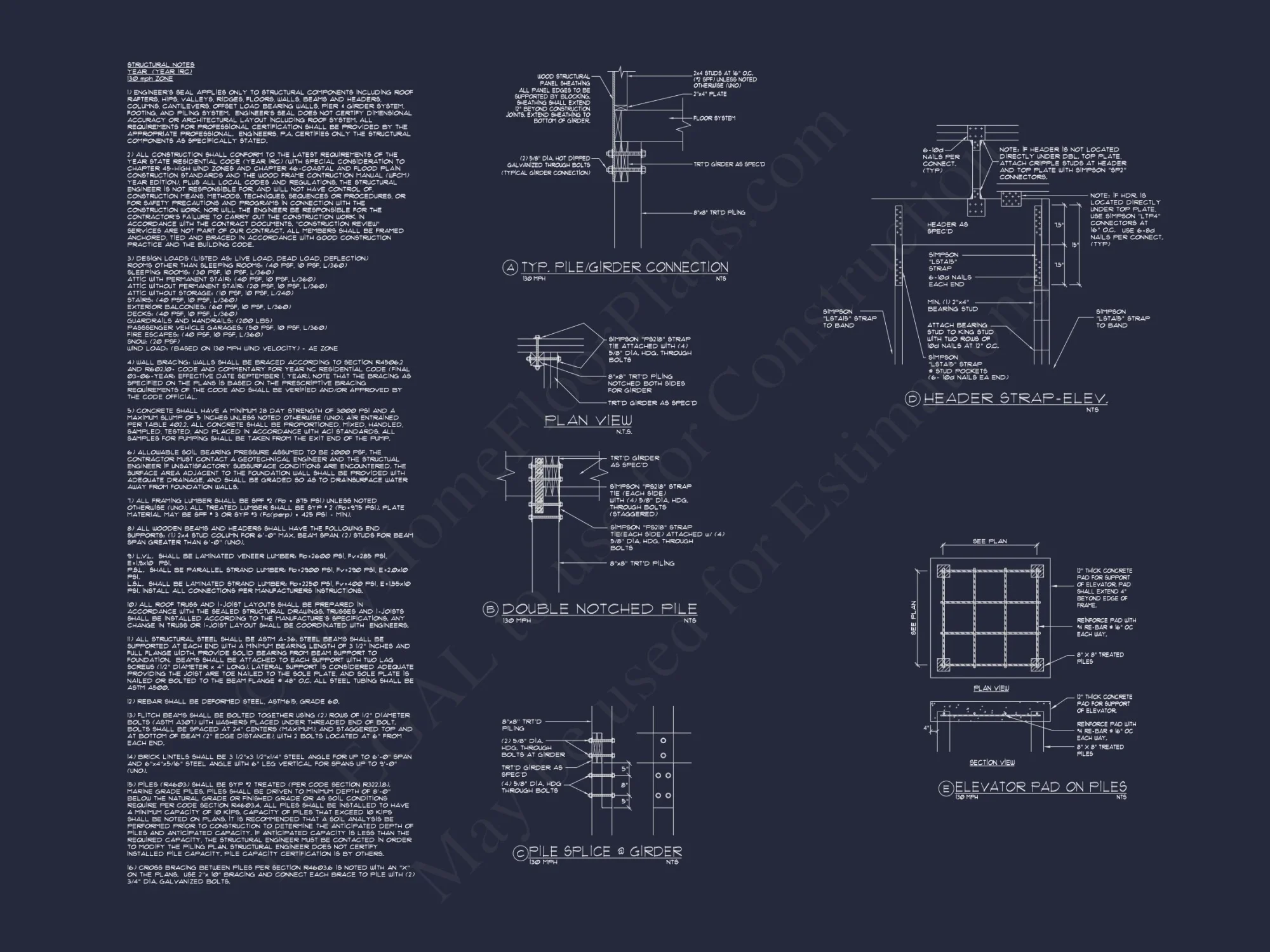 Modern Coastal house Plan with Architecturally Unique Blueprint Designs