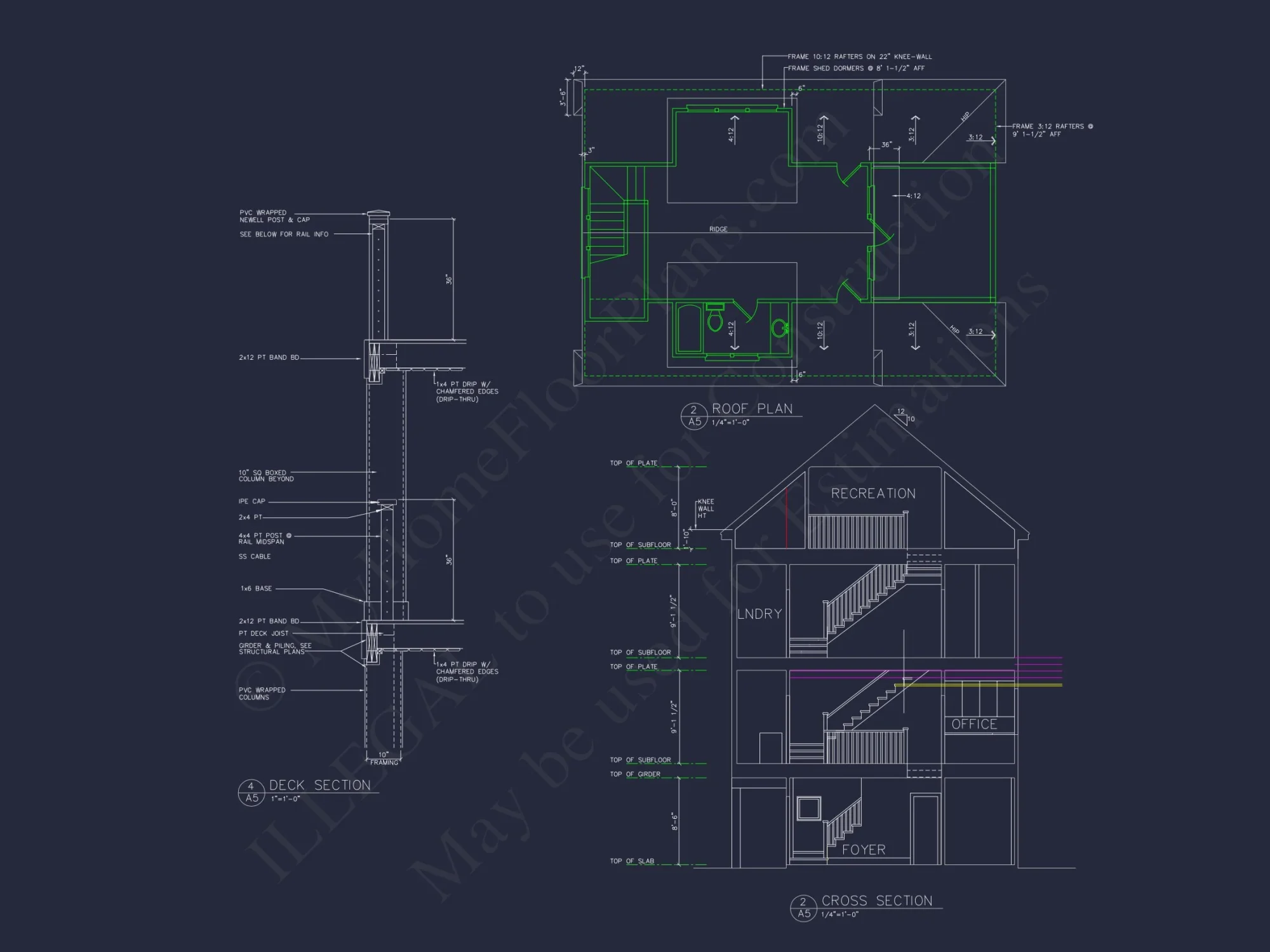 Modern Coastal house Plan with Architecturally Unique Blueprint Designs