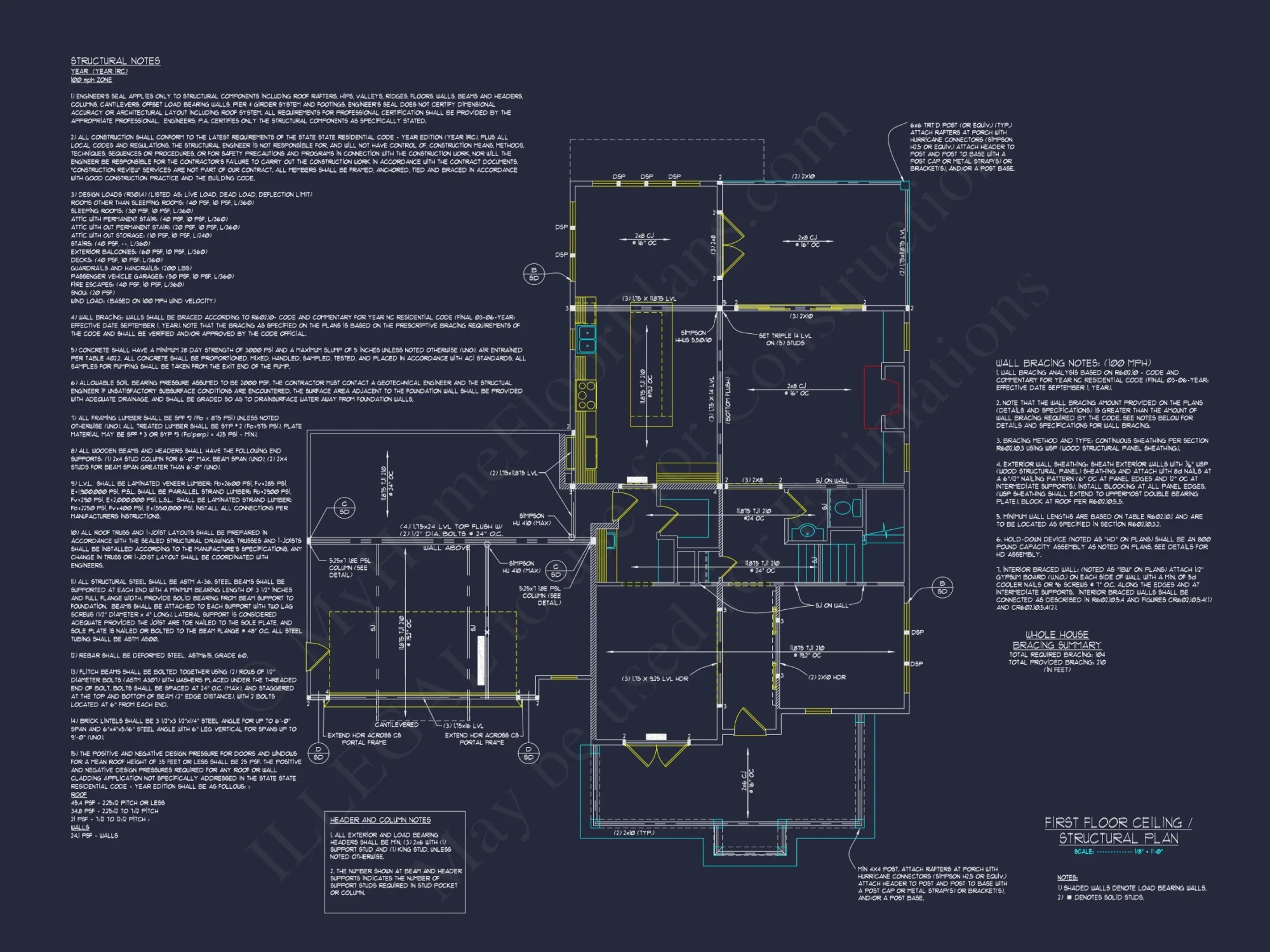 Spacious house Floor Plan with CAD Architecture and Designs