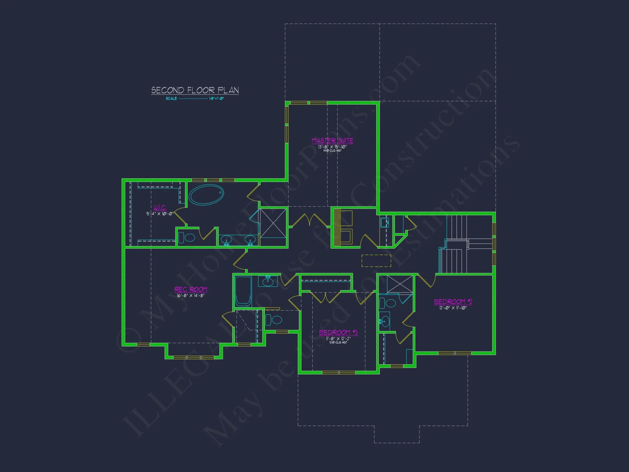 Spacious house Floor Plan with CAD Architecture and Designs