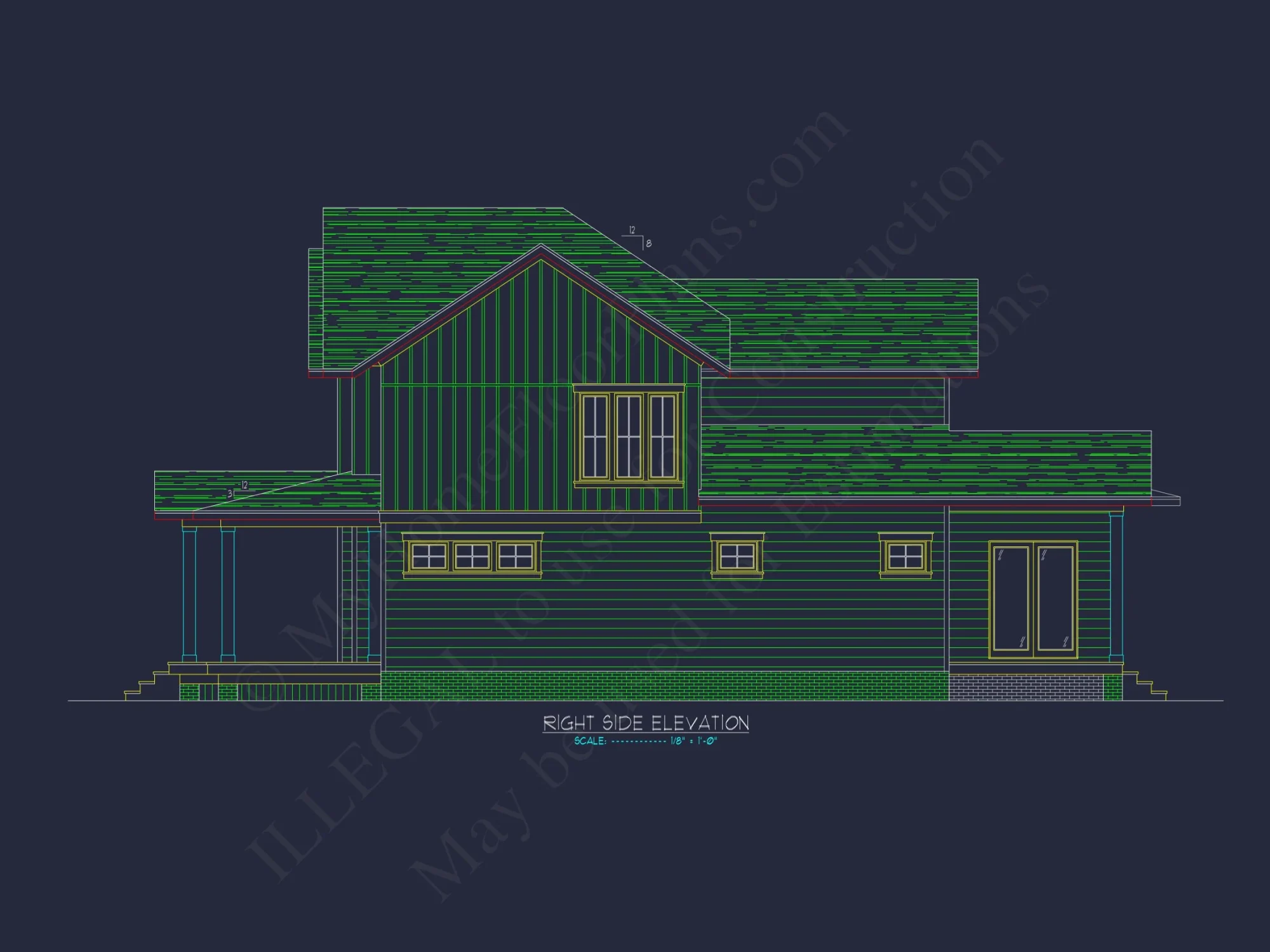 Spacious house Floor Plan with CAD Architecture and Designs