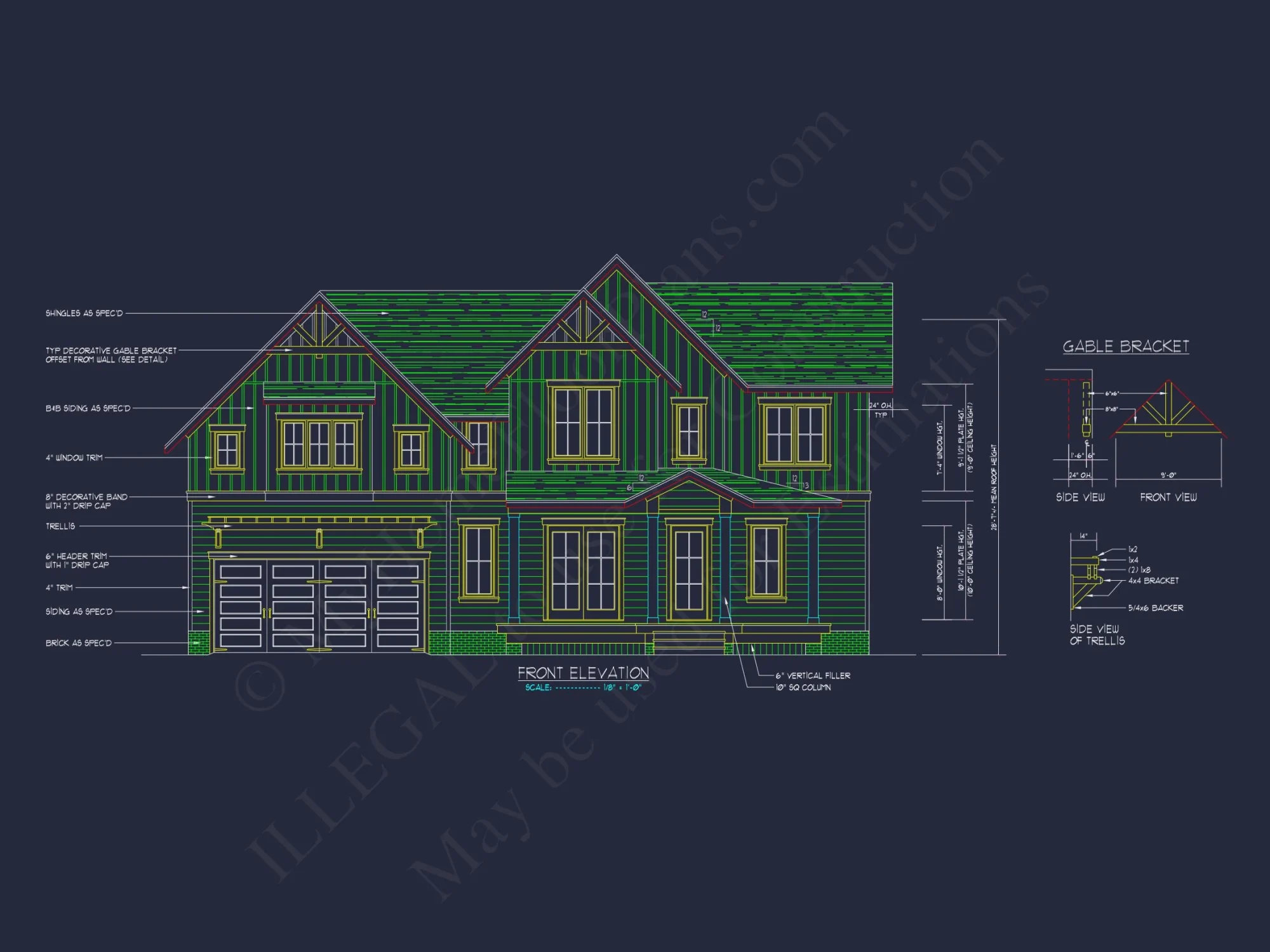 Spacious house Floor Plan with CAD Architecture and Designs