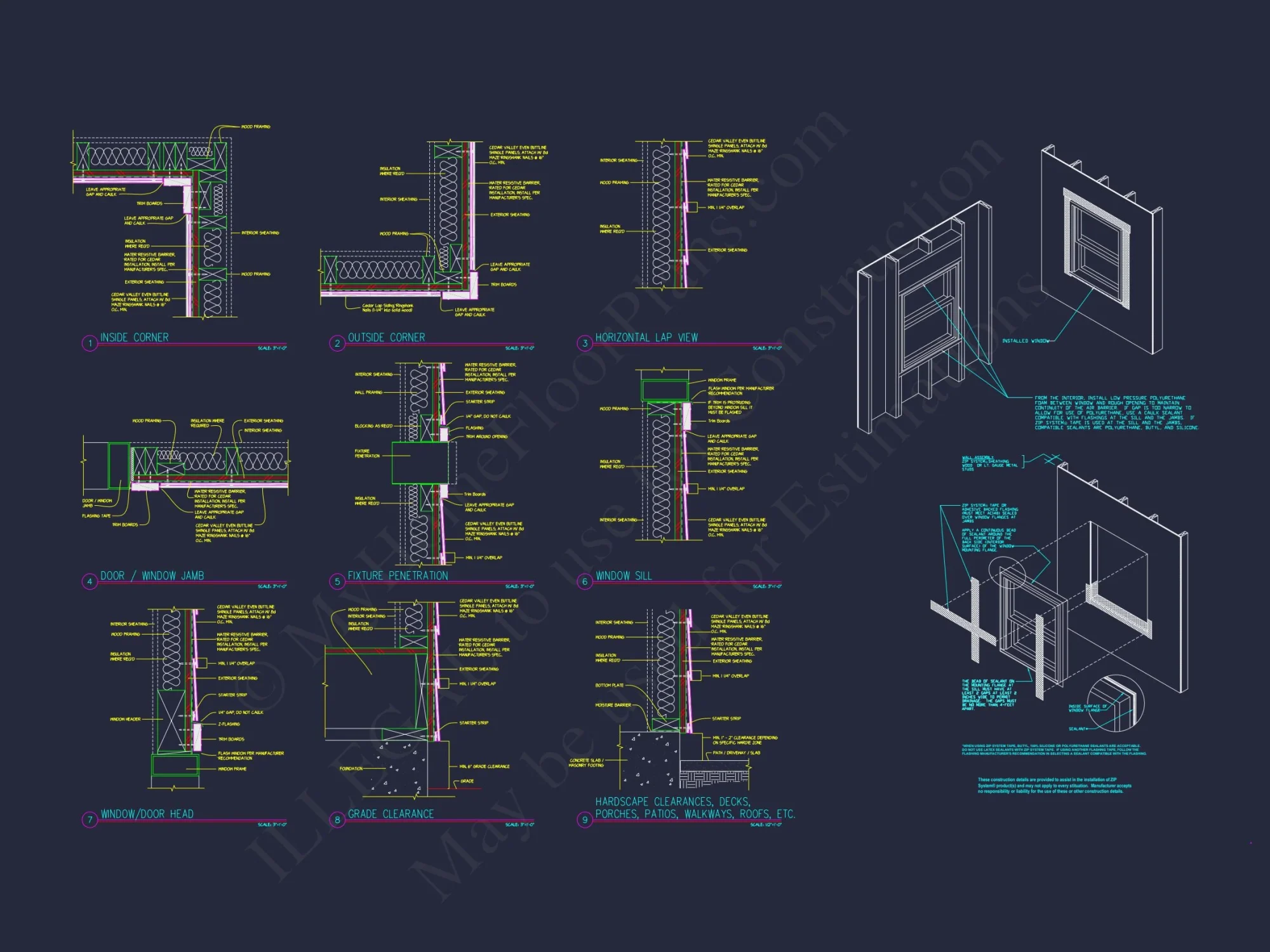 Craftsman house Plan with Detailed CAD Designs and Layouts