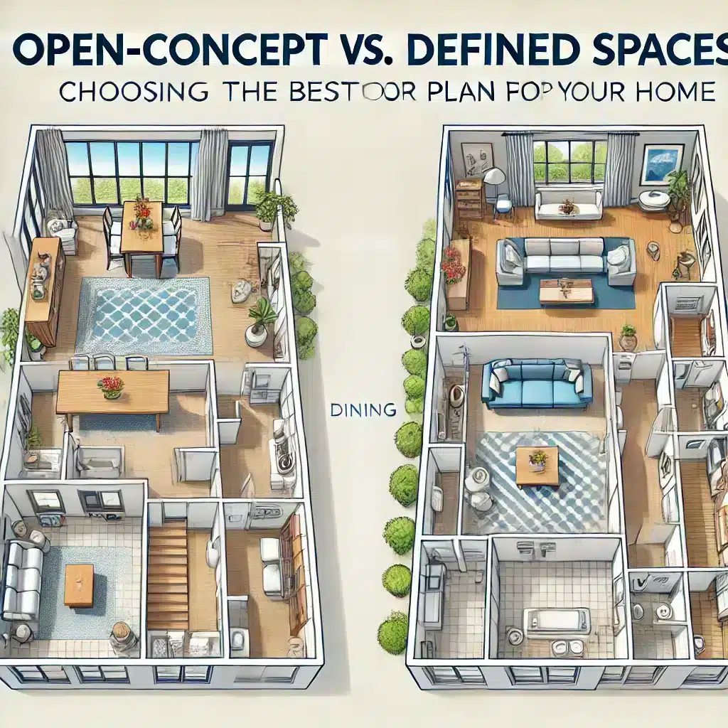 Open-Concept vs. Defined Spaces: Choosing the Best Floor Plan for Your house