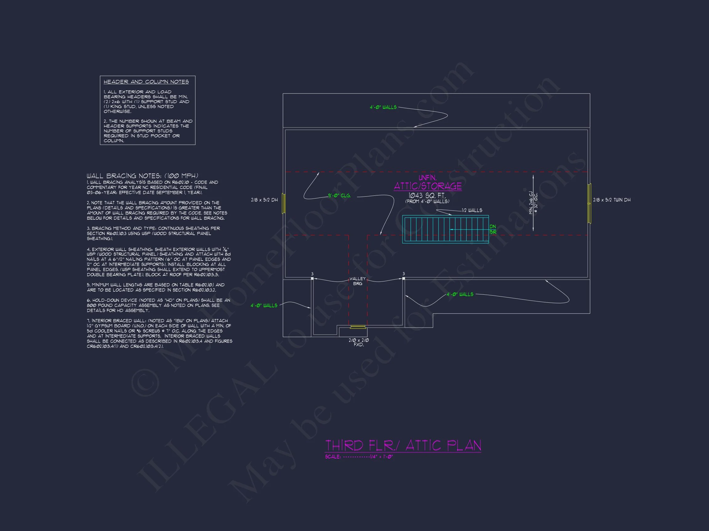 15-1579A HOUSE PLAN - Traditional Craftsman House Plan with 4 Bedrooms & 2-Car Garage 10 Traditional Craftsman house Plan with 4 Bedrooms & 2-Car Garage