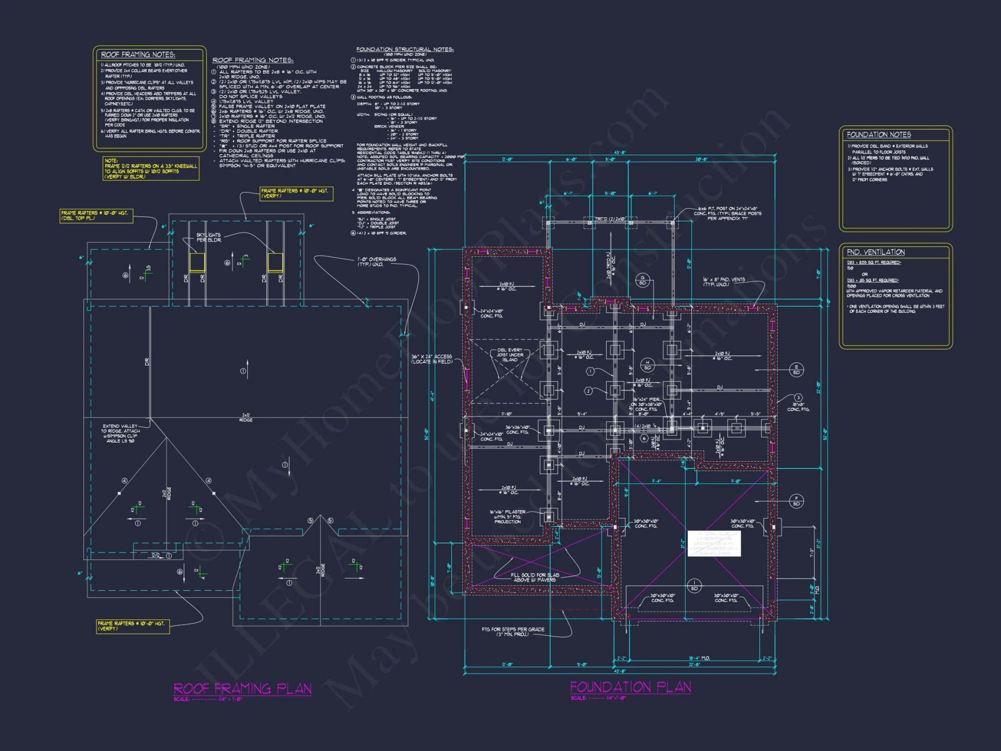 Traditional Craftsman house Plan with 4 Bedrooms & 2-Car Garage