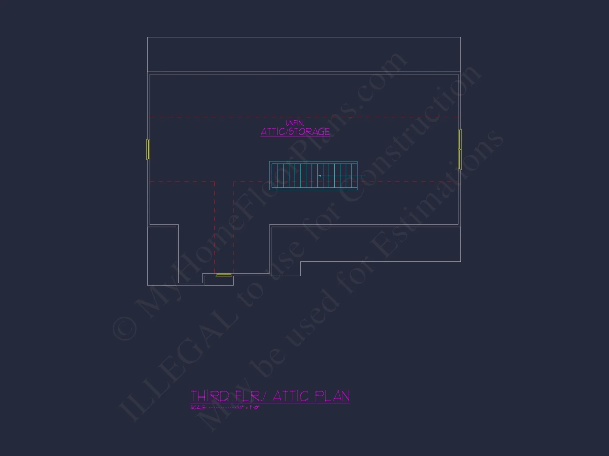 Traditional Craftsman house Plan with 4 Bedrooms & 2-Car Garage