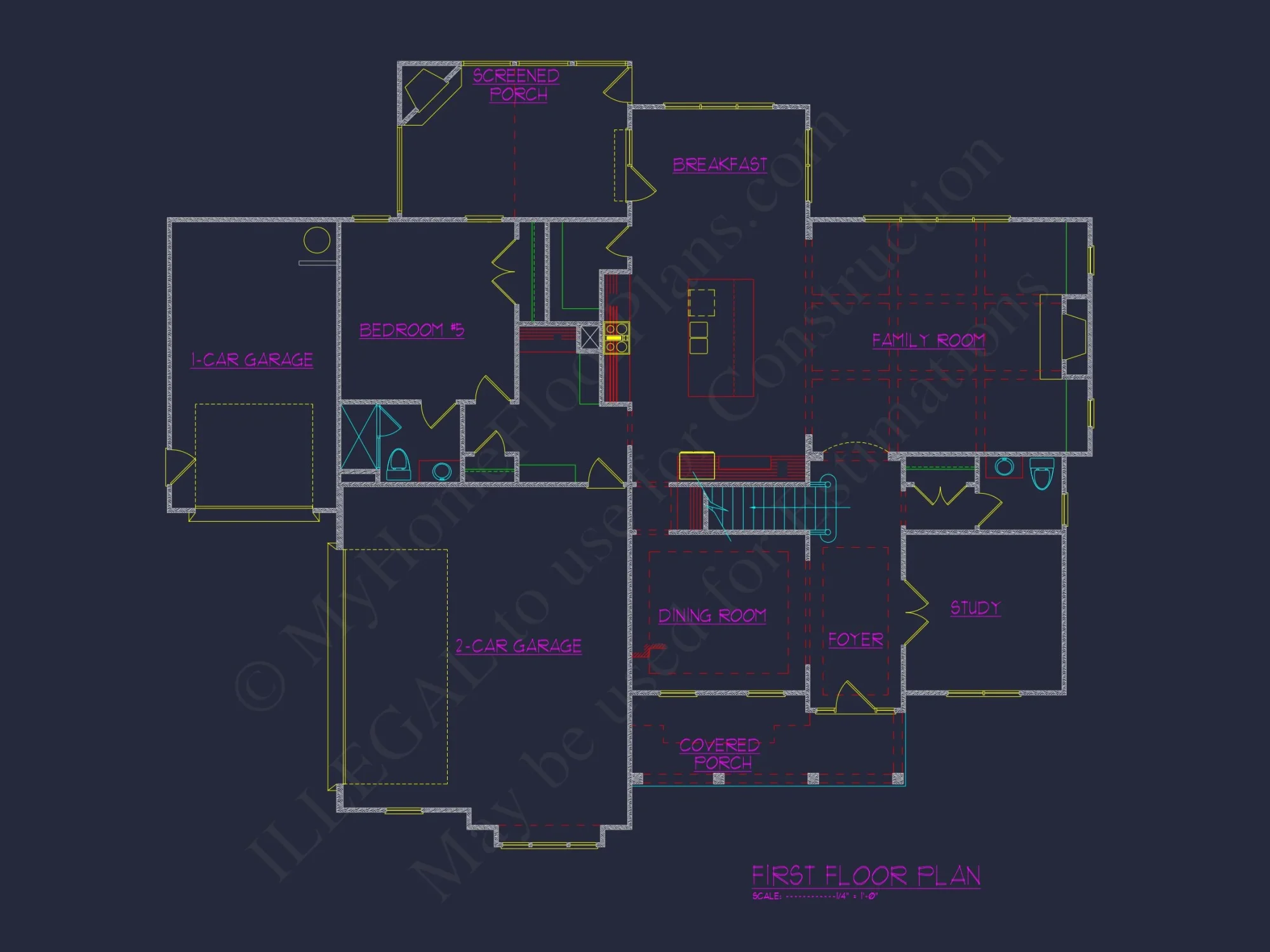 Traditional house Plan with CAD Designs and Spacious Layout