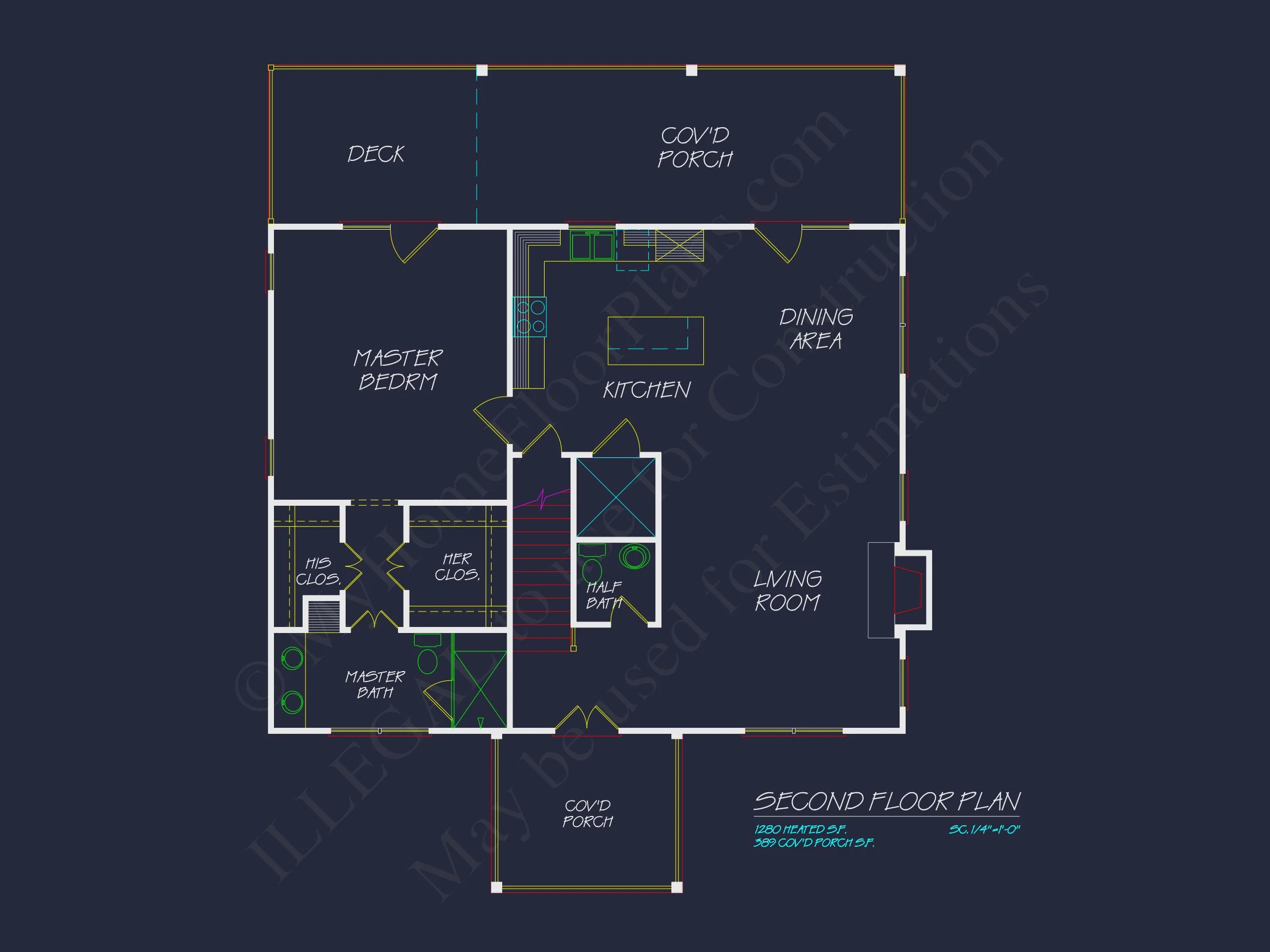 Beautiful Coastal house Plan with Open Floor Designs & CAD