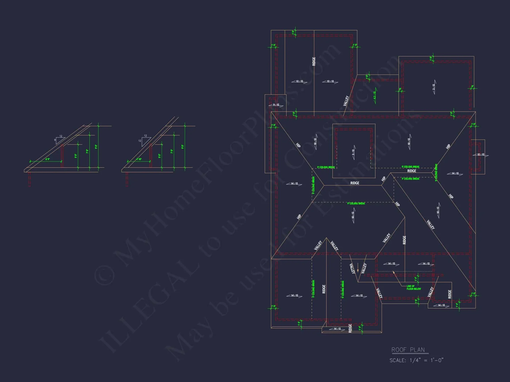 Modern Craftsman house Plan with 2.5 Floors and Spacious Designs