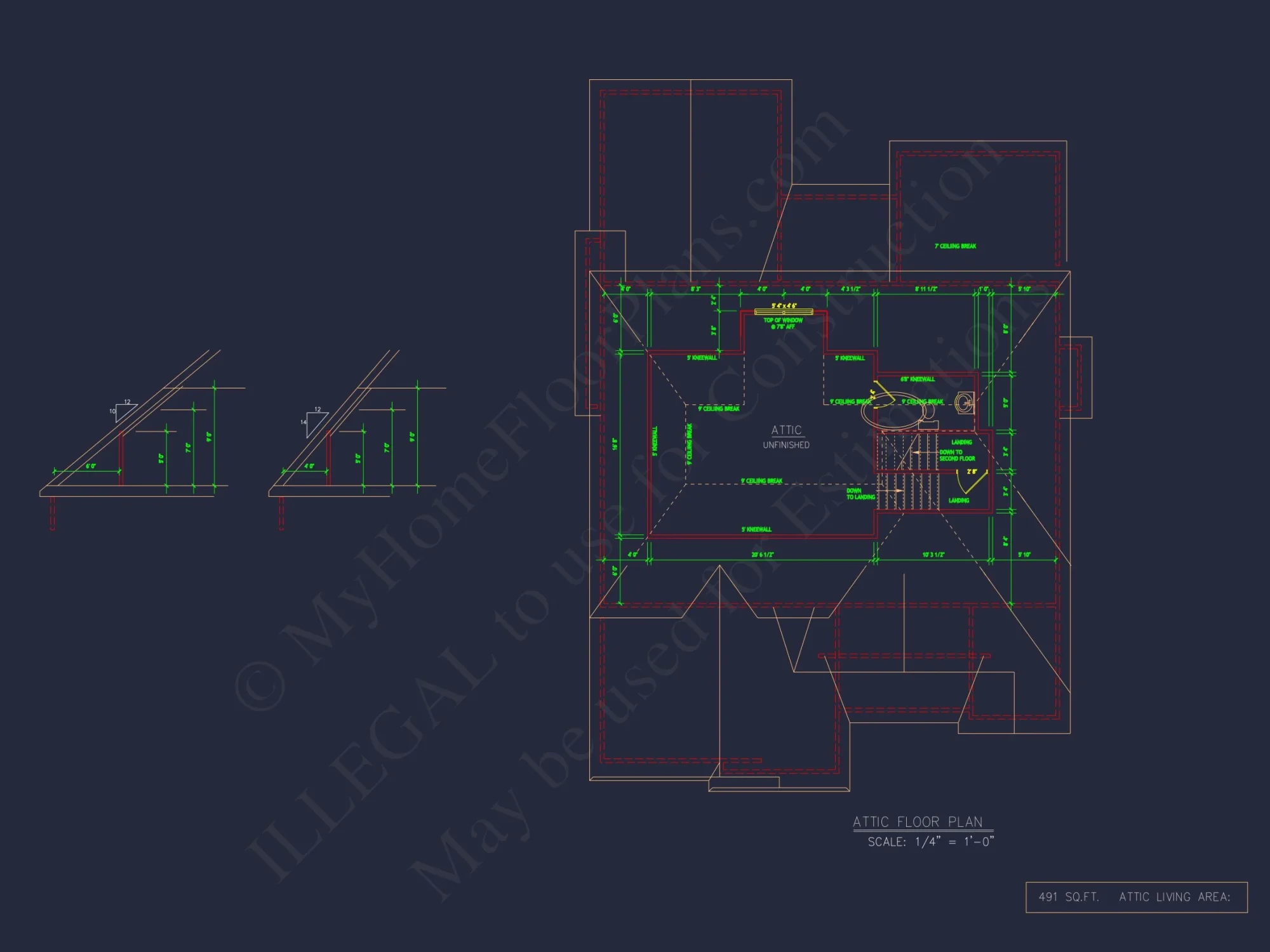Modern Craftsman house Plan with 2.5 Floors and Spacious Designs