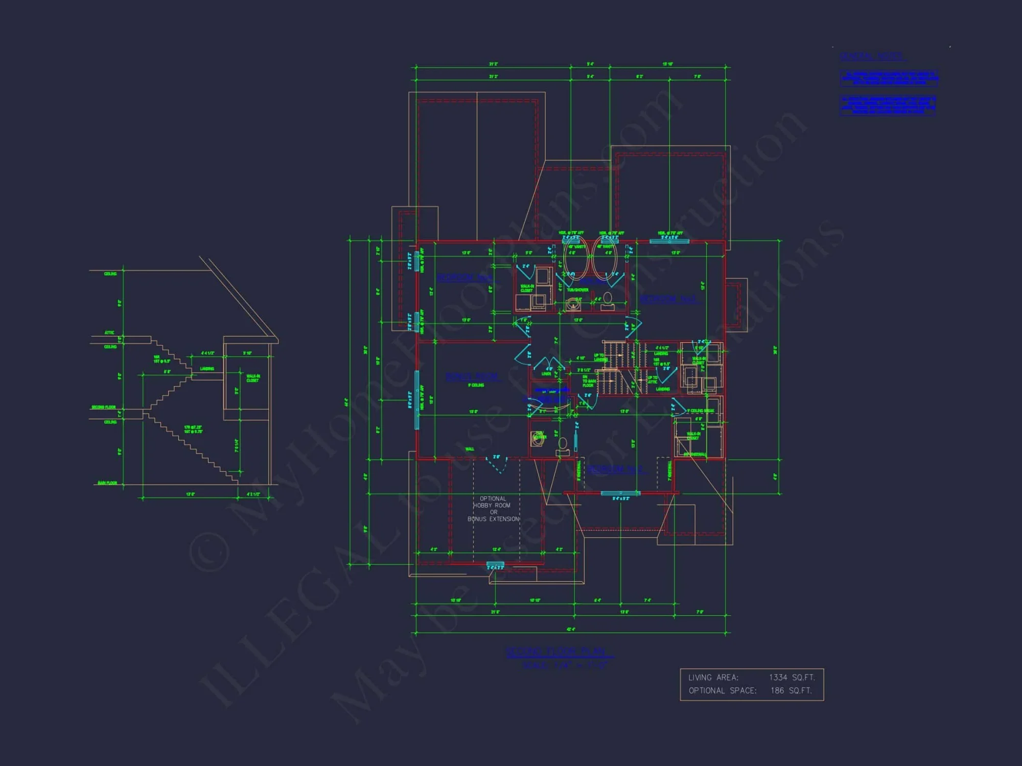Modern Craftsman house Plan with 2.5 Floors and Spacious Designs
