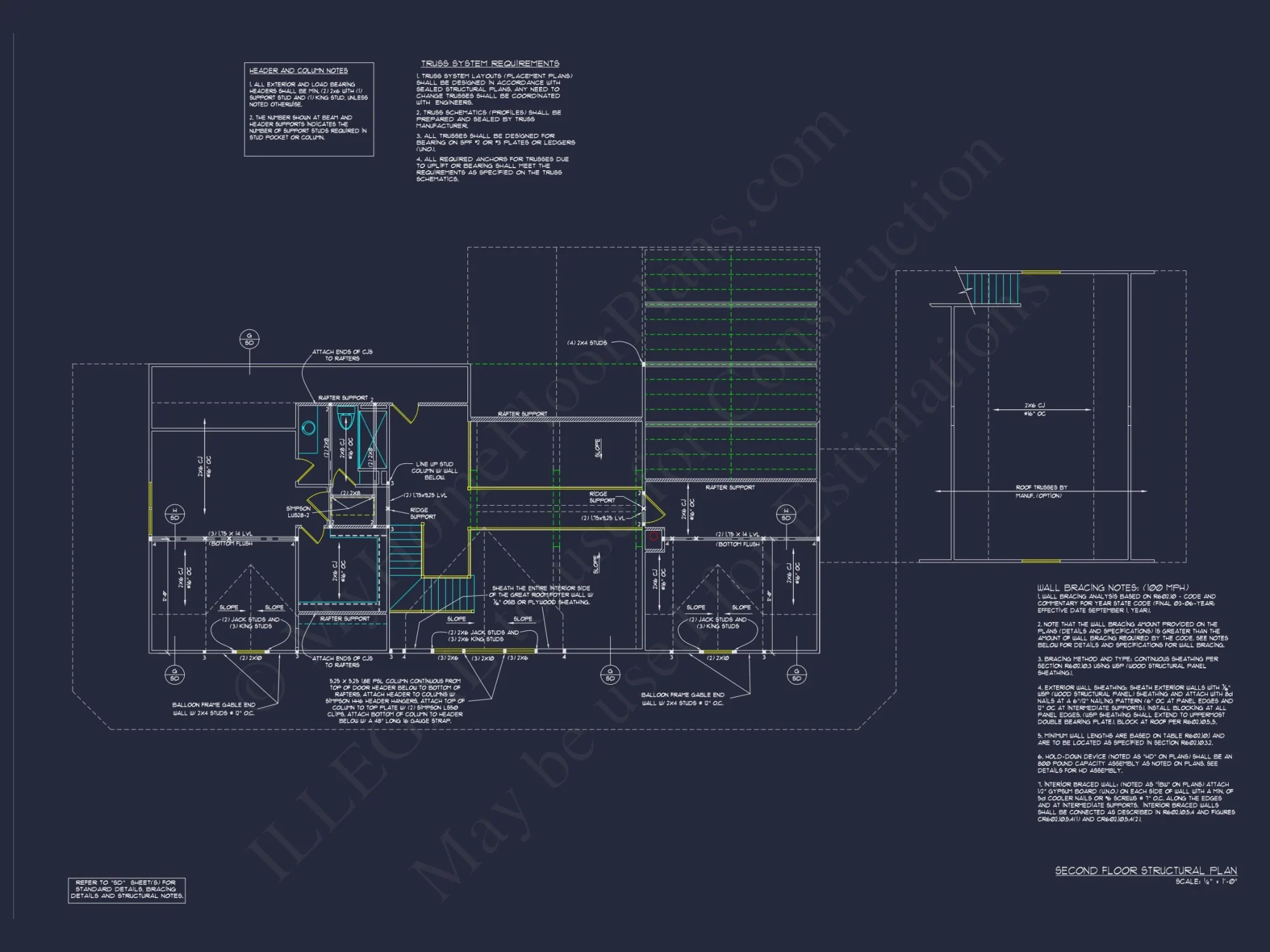 "Image of an elegant traditional farmhouse floor plan and design number 67"