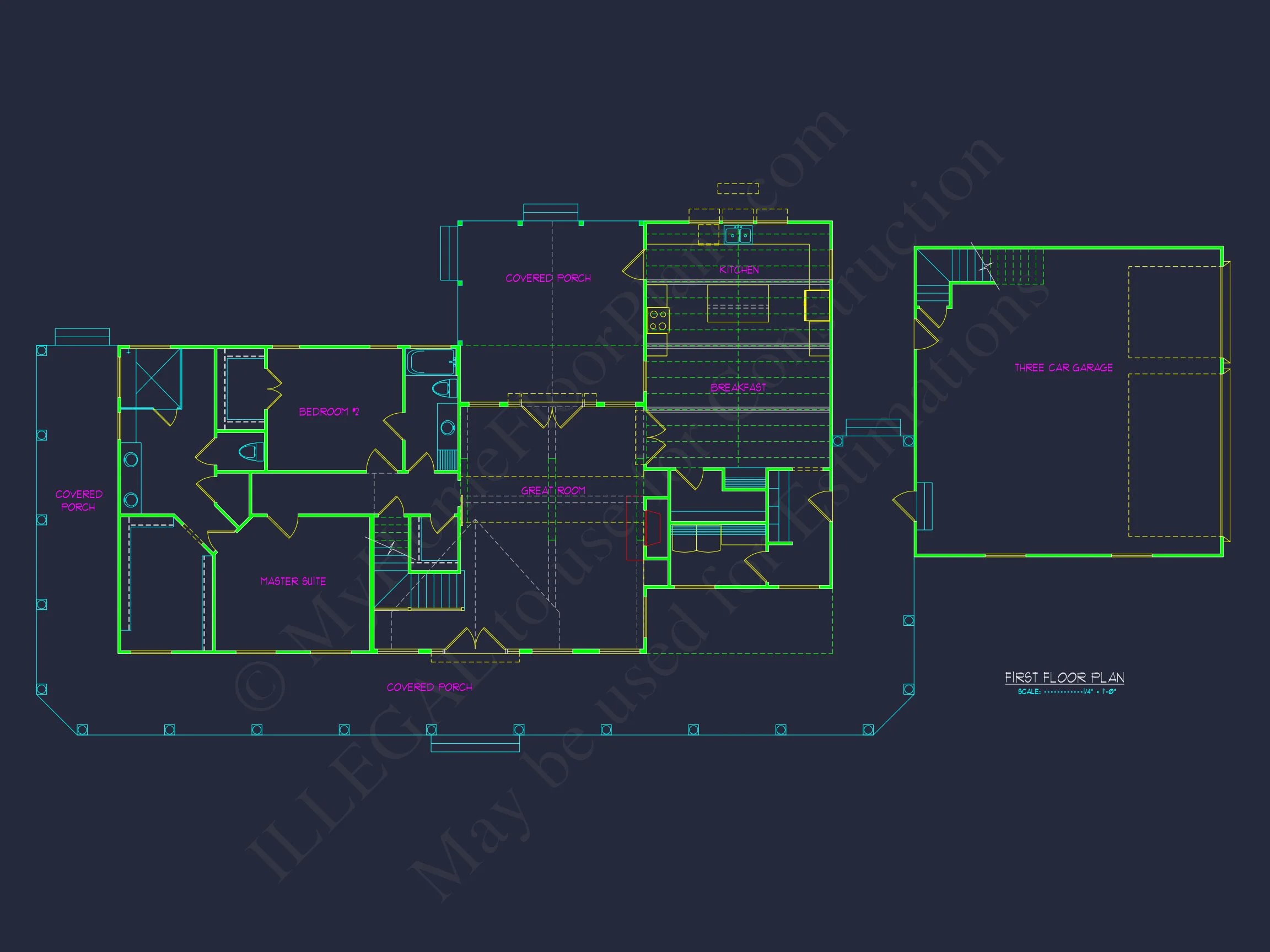"Image showcasing detailed floor plan and elegant designs of a traditional farmhouse"