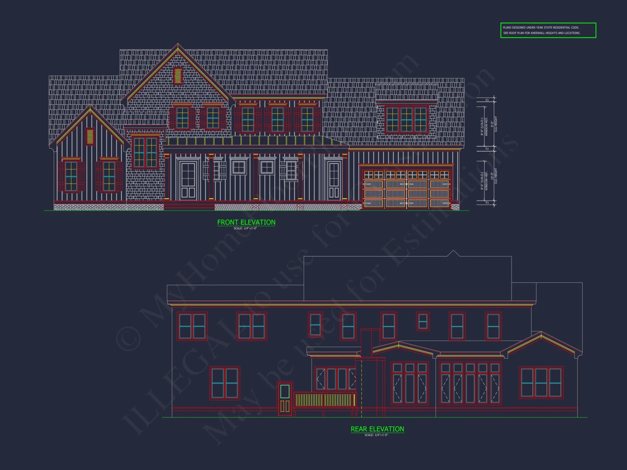 Spacious house Plan with 2 Floors, CAD Blueprint, and Designs