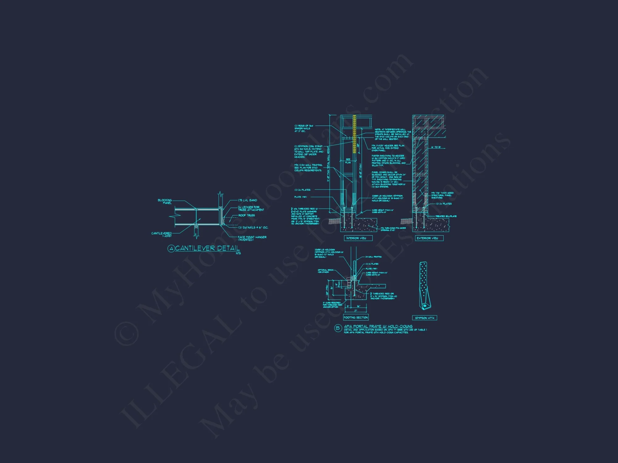 Modern Craftsman house Plan with Open Floor Designs and CAD Blueprint
