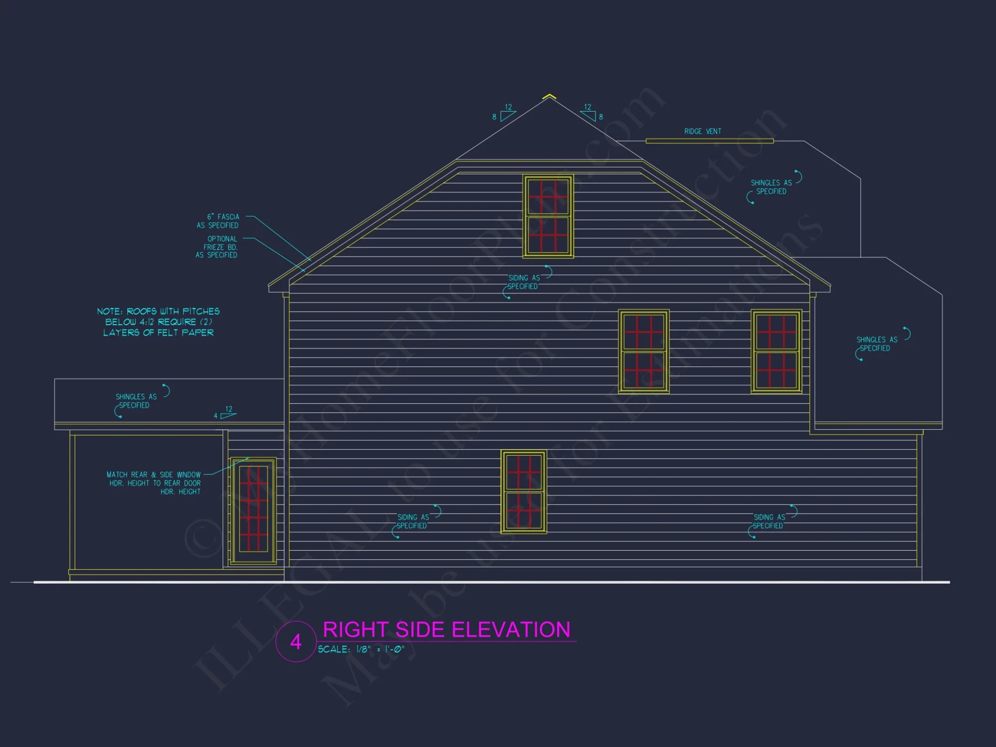 Modern Craftsman house Plan with Open Floor Designs and CAD Blueprint