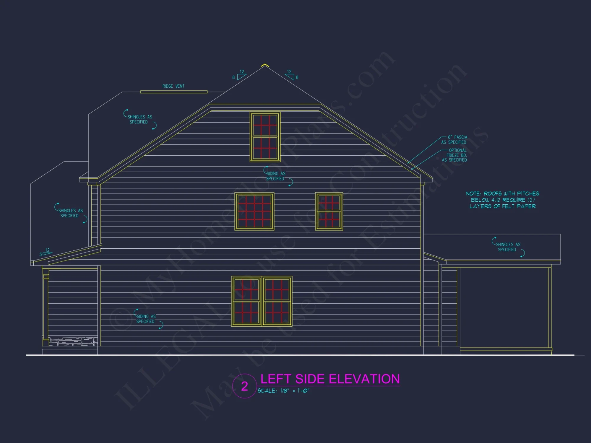 Modern Craftsman house Plan with Open Floor Designs and CAD Blueprint