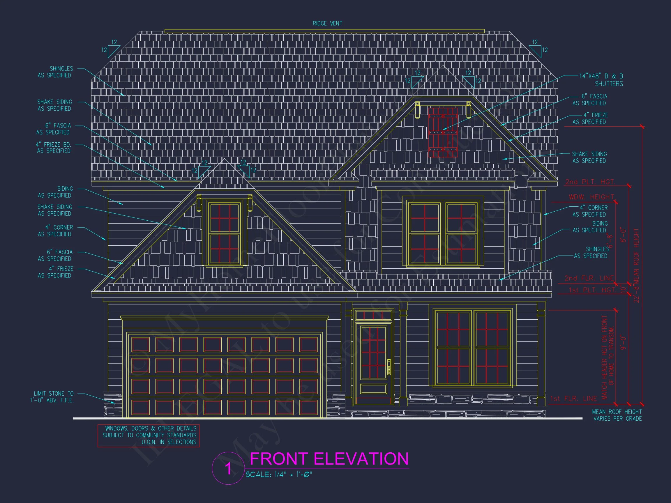 Modern Craftsman house Plan with Open Floor Designs and CAD Blueprint