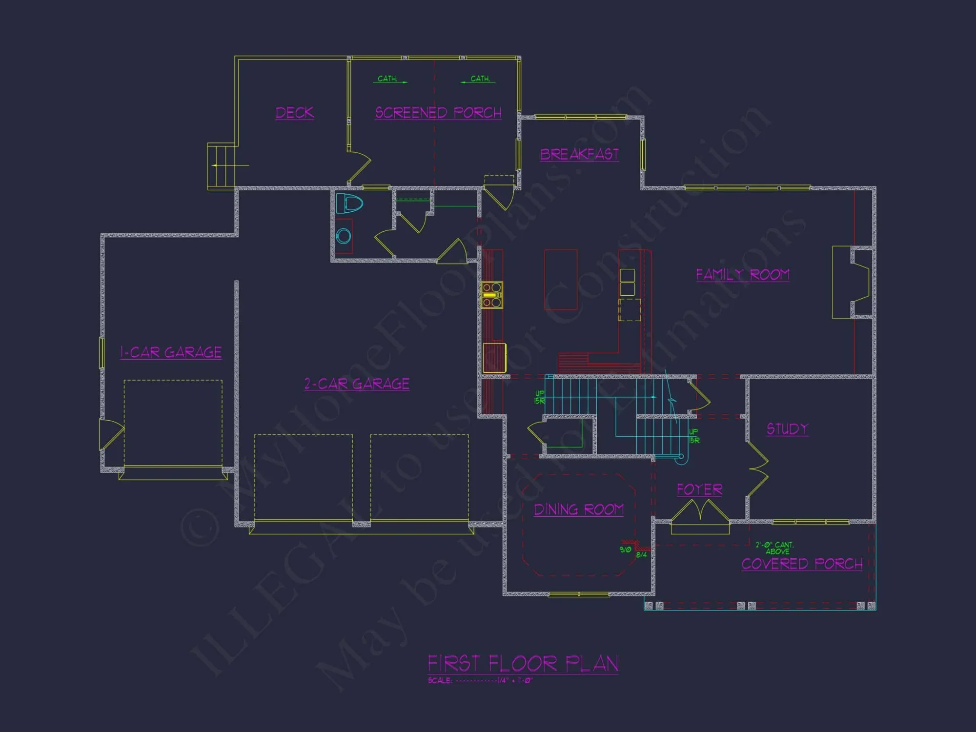 Traditional Craftsman house Plan with Spacious Floor and Garage