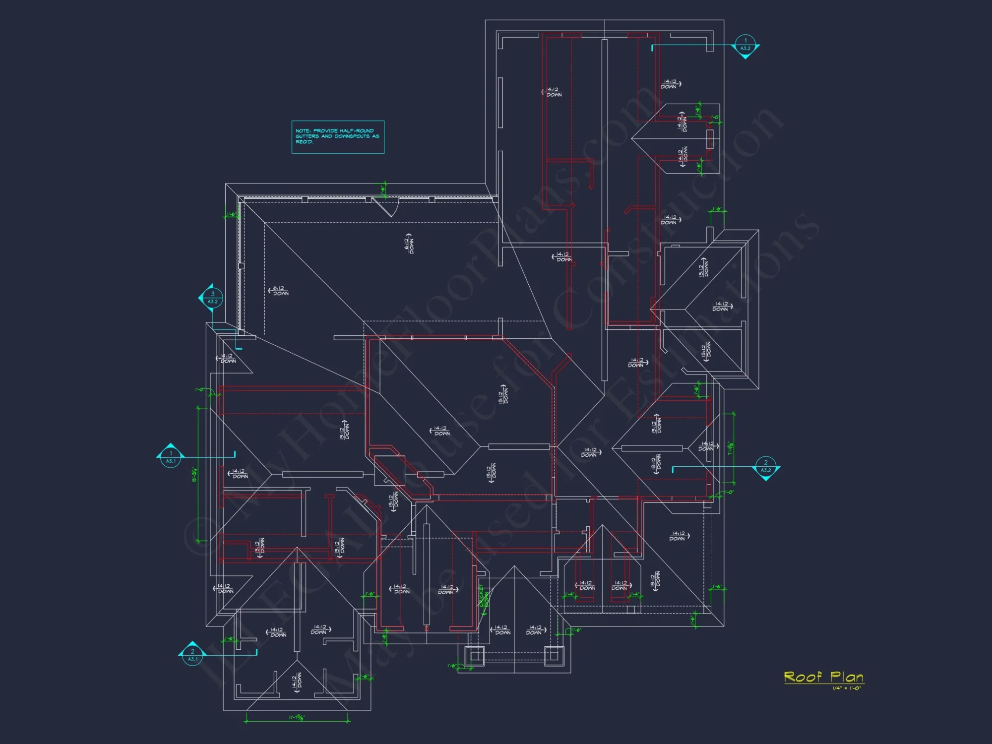 Perfect house Plan: Detailed Blueprint and CAD Designs