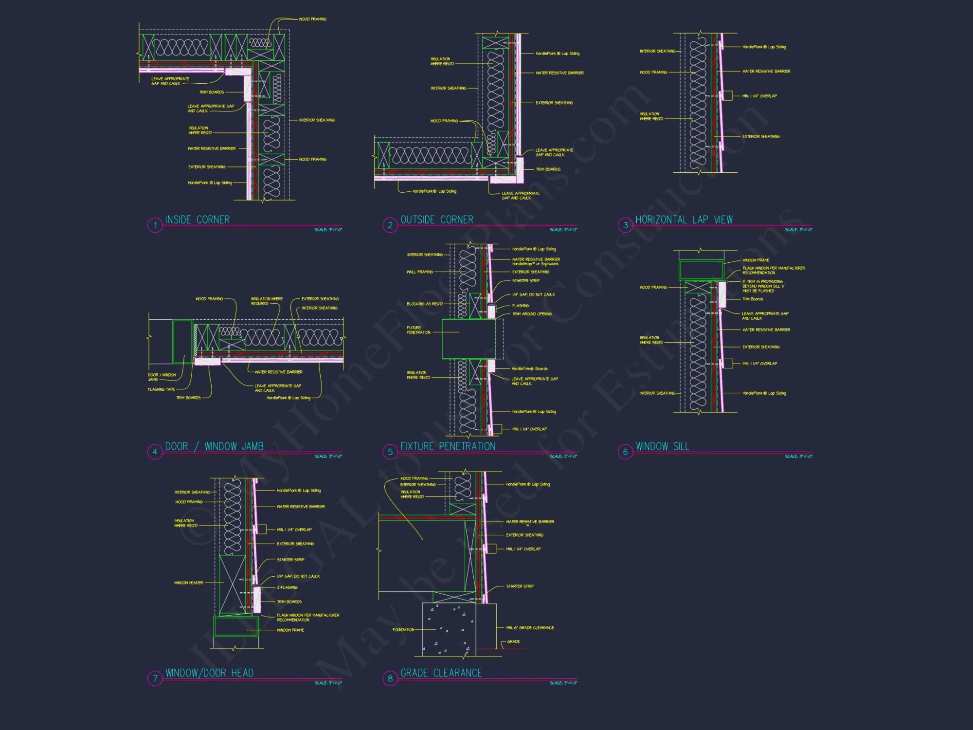Perfect house Plan: Detailed Blueprint and CAD Designs