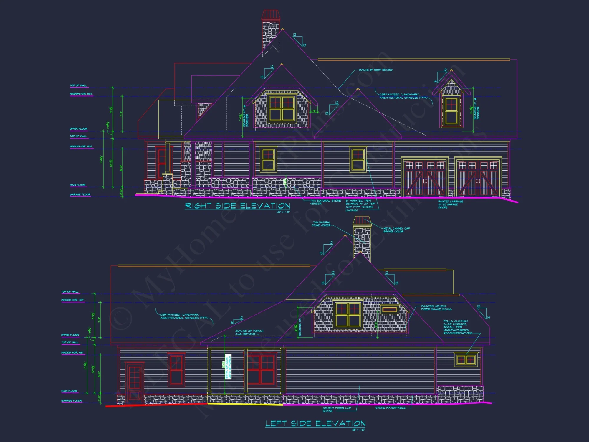 Perfect house Plan: Detailed Blueprint and CAD Designs