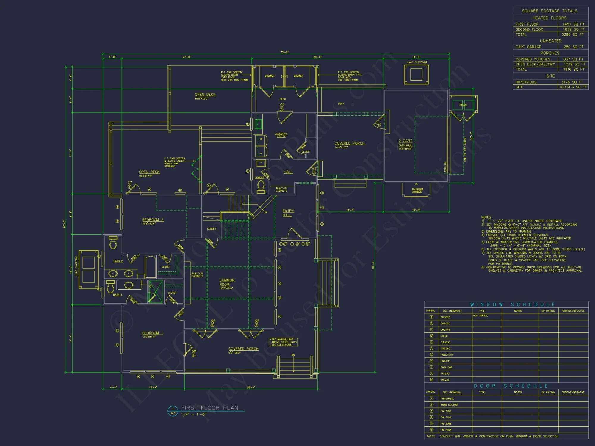 Modern Craftsman house Plan with Spacious Floor Design