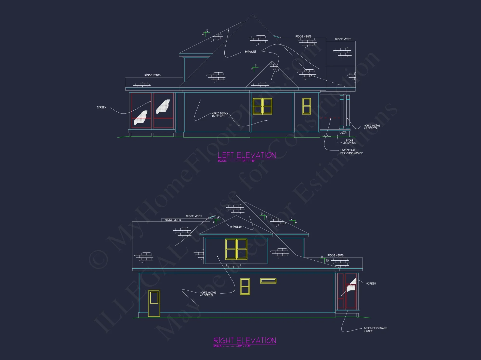 Charming 4-Bedroom house Plan with CAD Designs and Blueprint