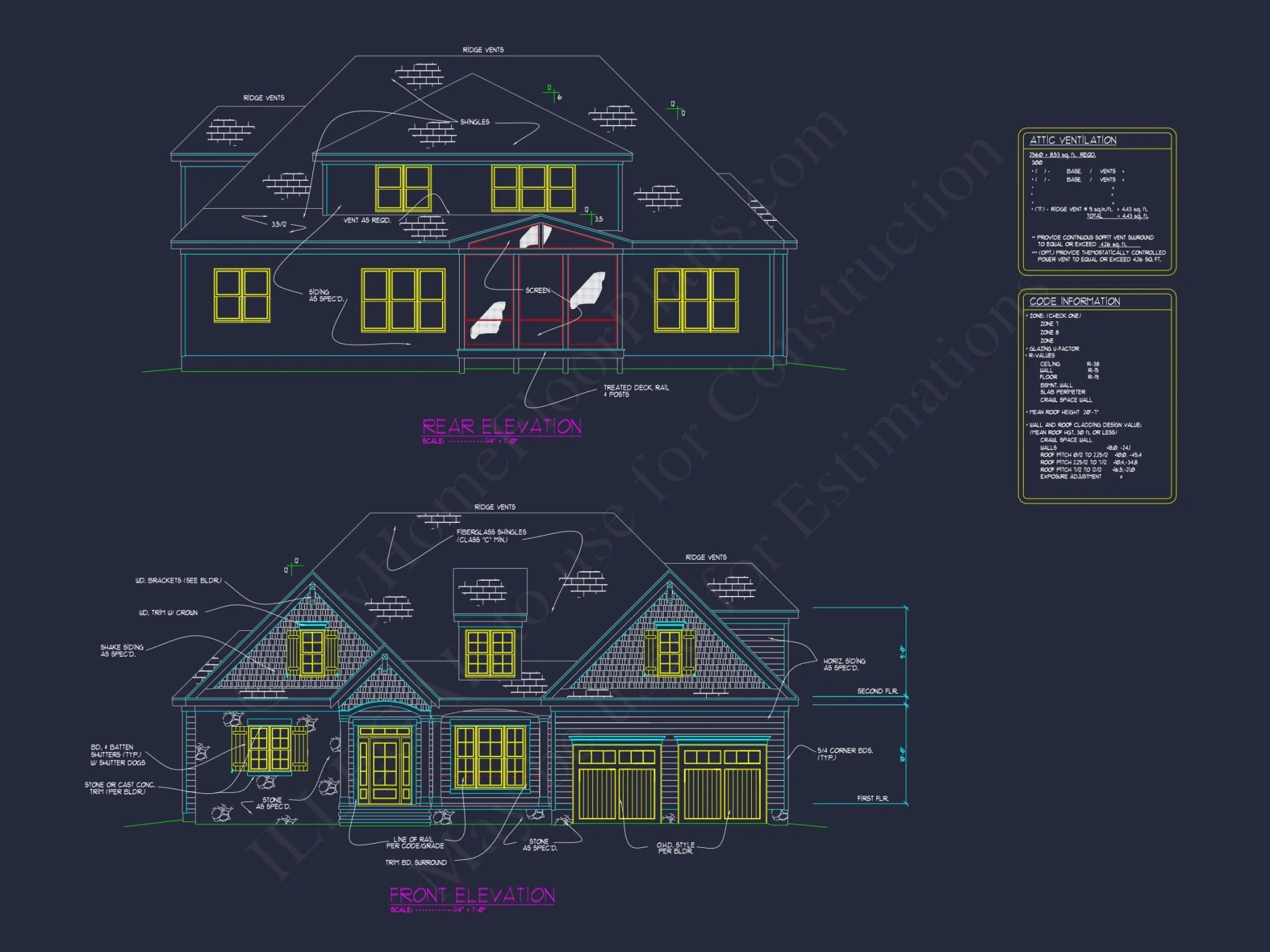 Charming 4-Bedroom house Plan with CAD Designs and Blueprint