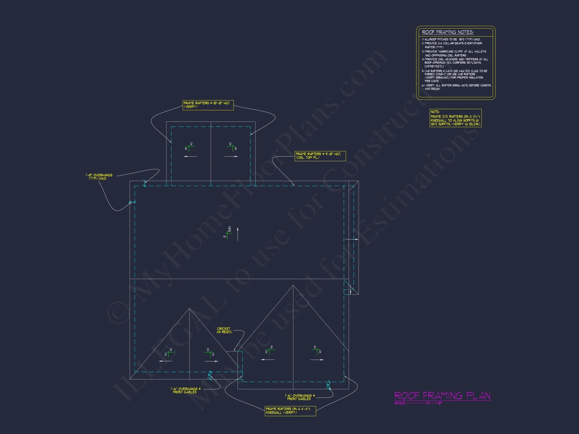 Modern Craftsman house Plan with Detailed Floor Blueprint
