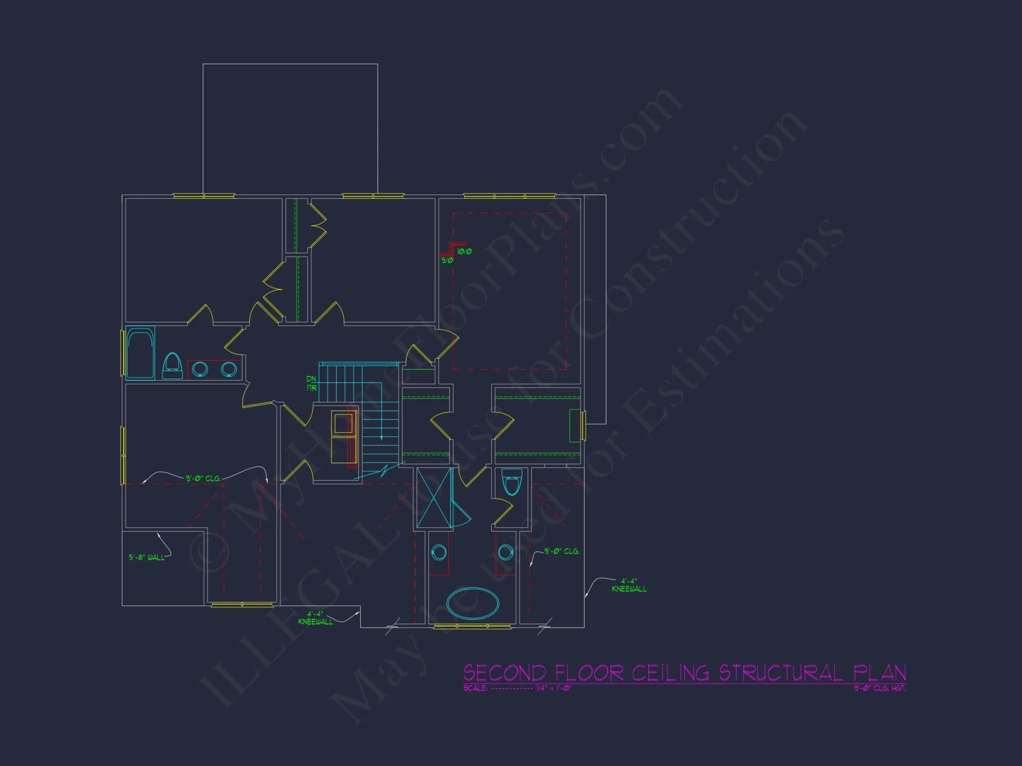 Modern Craftsman house Plan with Detailed Floor Blueprint