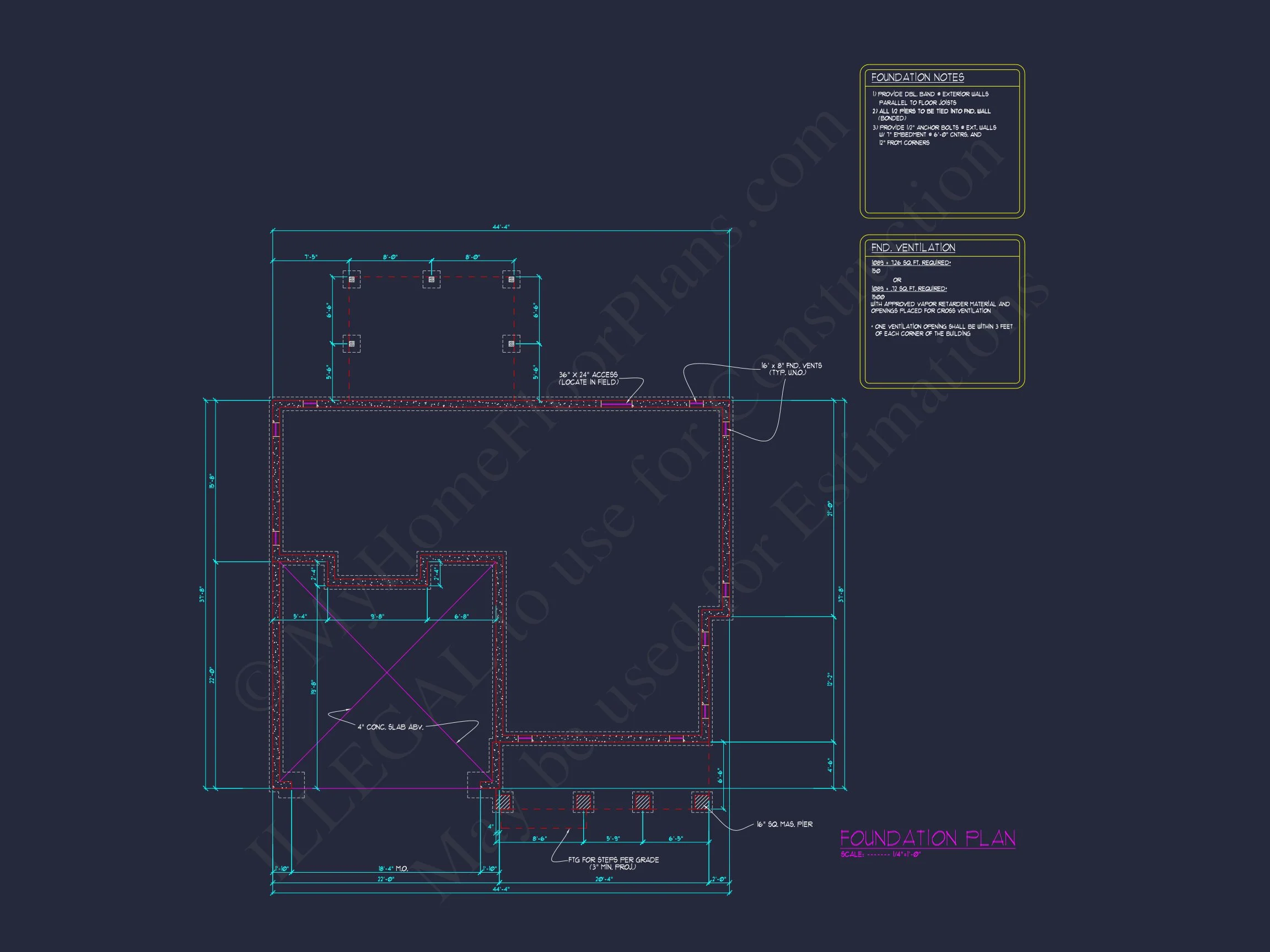 Modern Craftsman house Plan with Detailed Floor Blueprint