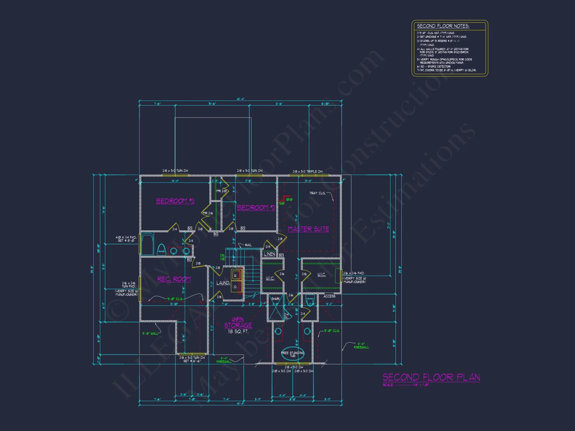 Modern Craftsman house Plan with Detailed Floor Blueprint
