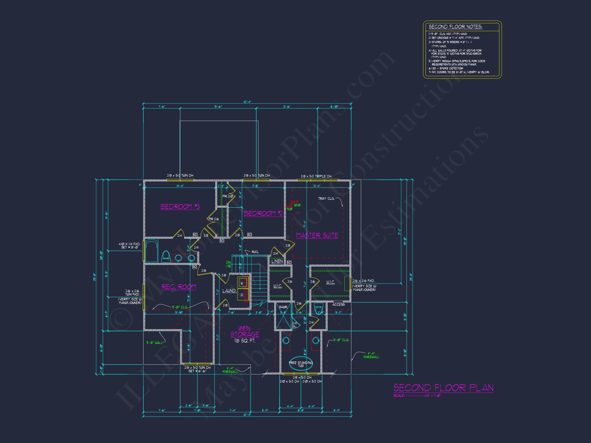 Modern Craftsman house Plan with Detailed Floor Blueprint