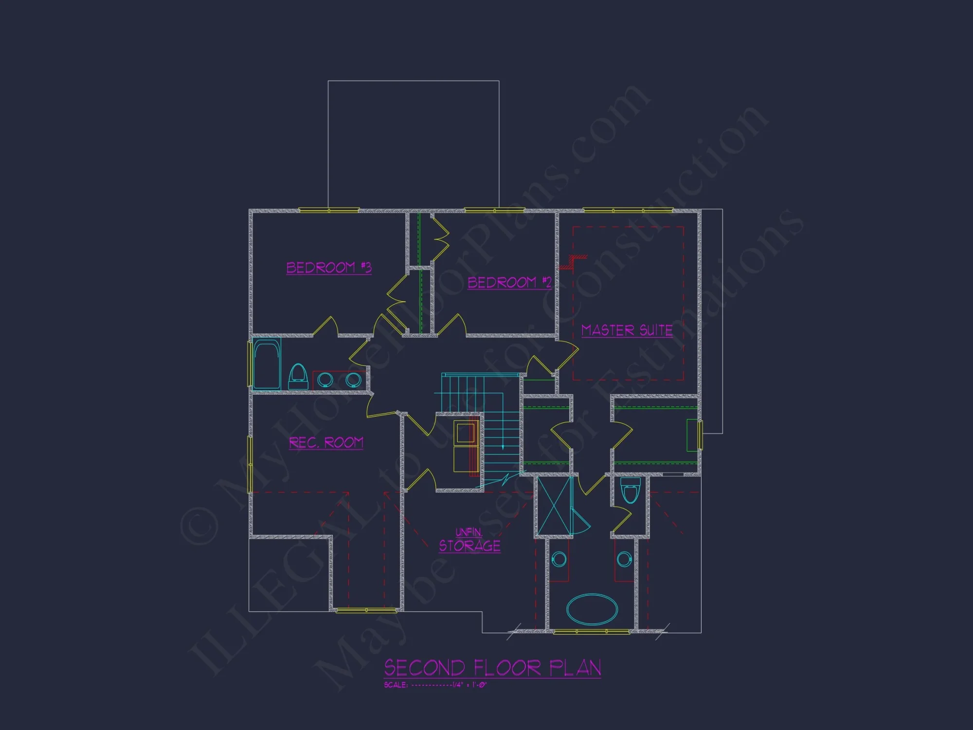 Modern Craftsman house Plan with Detailed Floor Blueprint