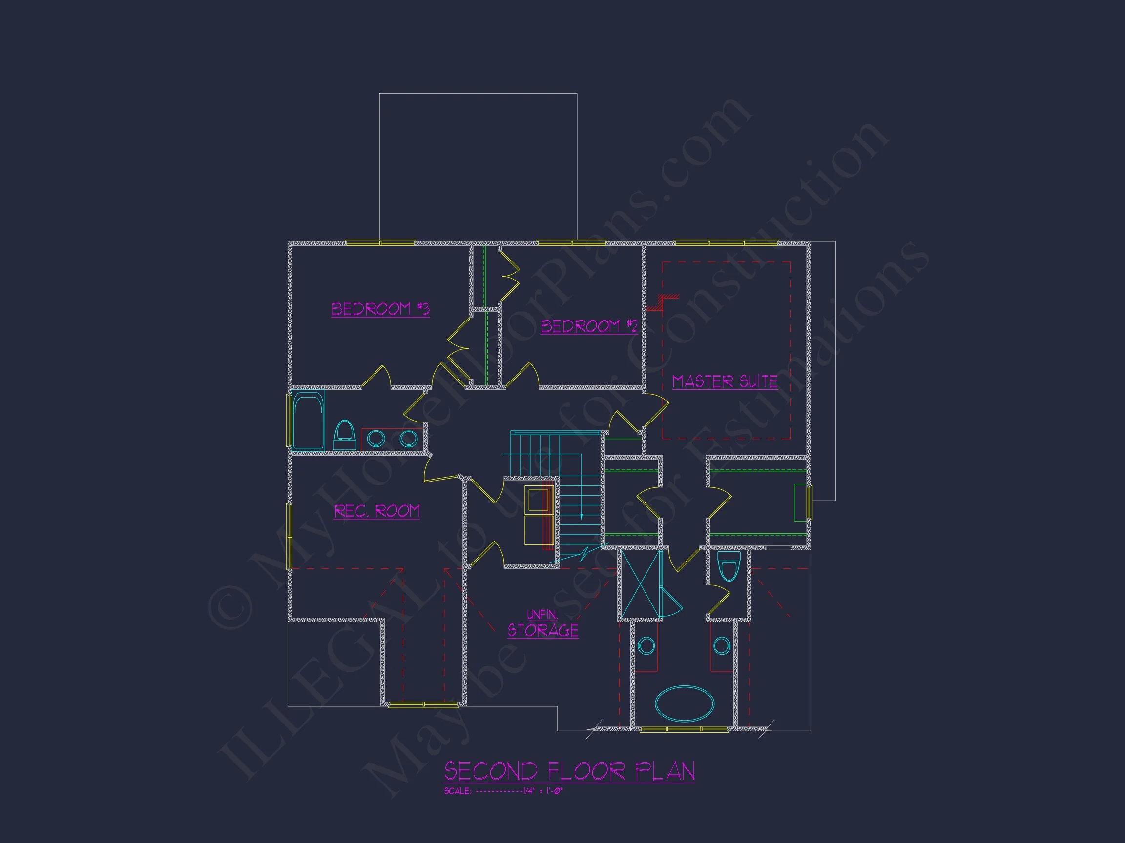 Modern Craftsman house Plan with Detailed Floor Blueprint