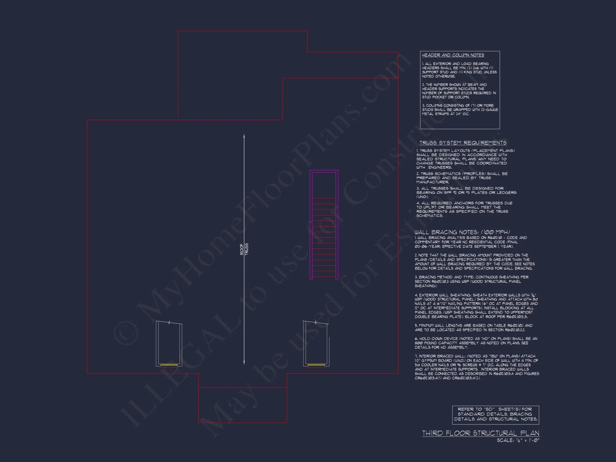 Elegant house Plan with Spacious Floor Designs and Blueprint