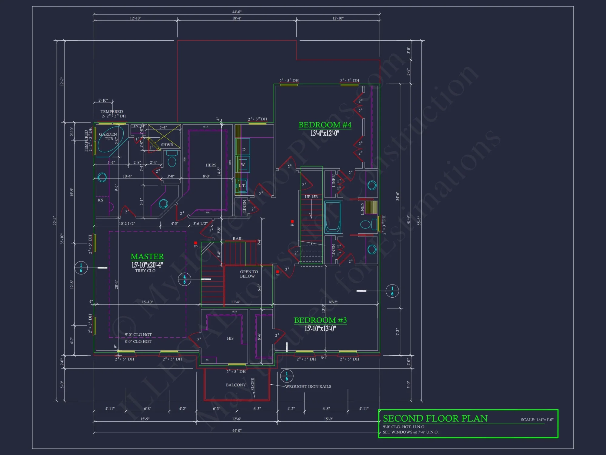 Elegant house Plan with Spacious Floor Designs and Blueprint