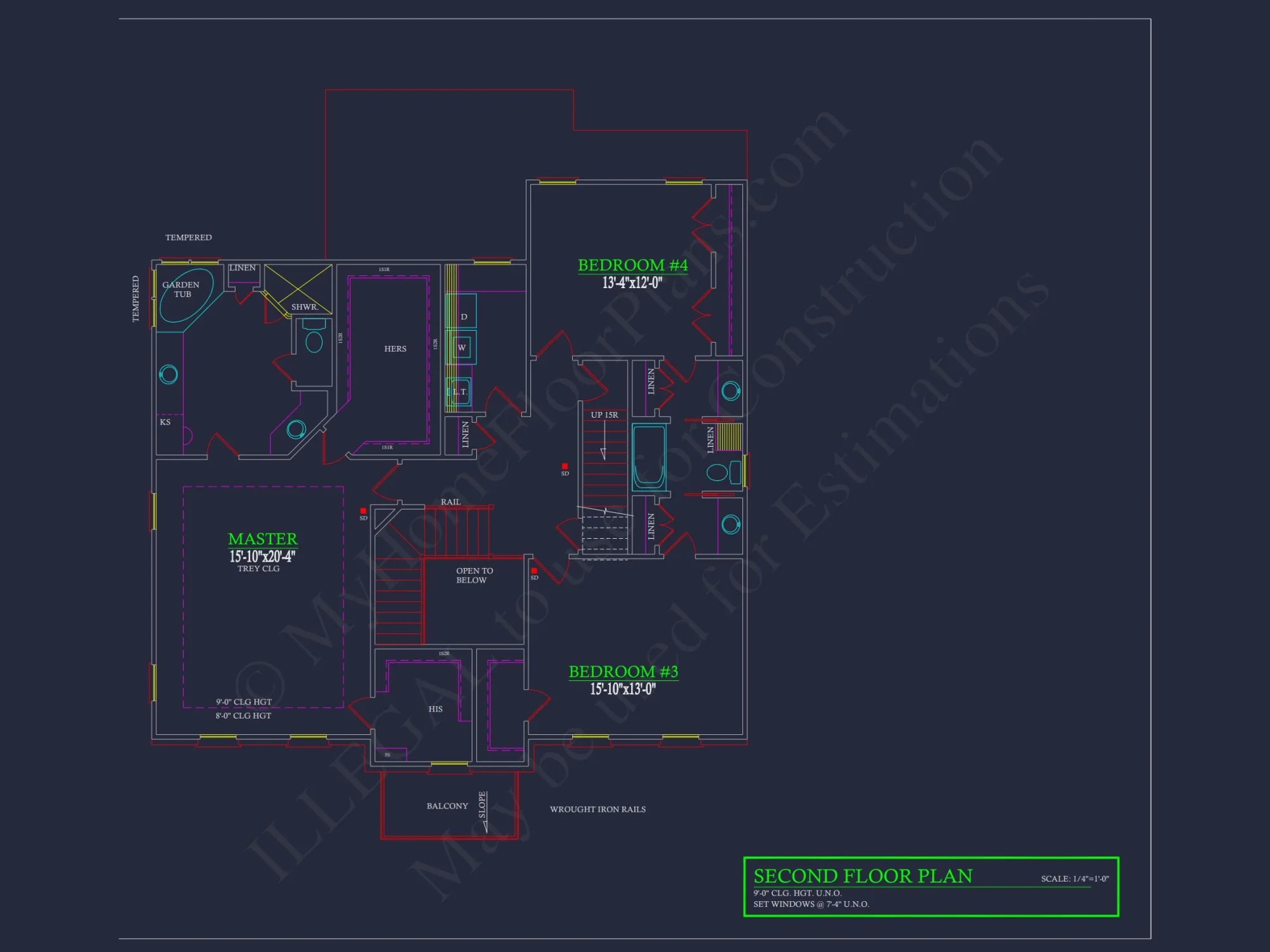 Elegant house Plan with Spacious Floor Designs and Blueprint