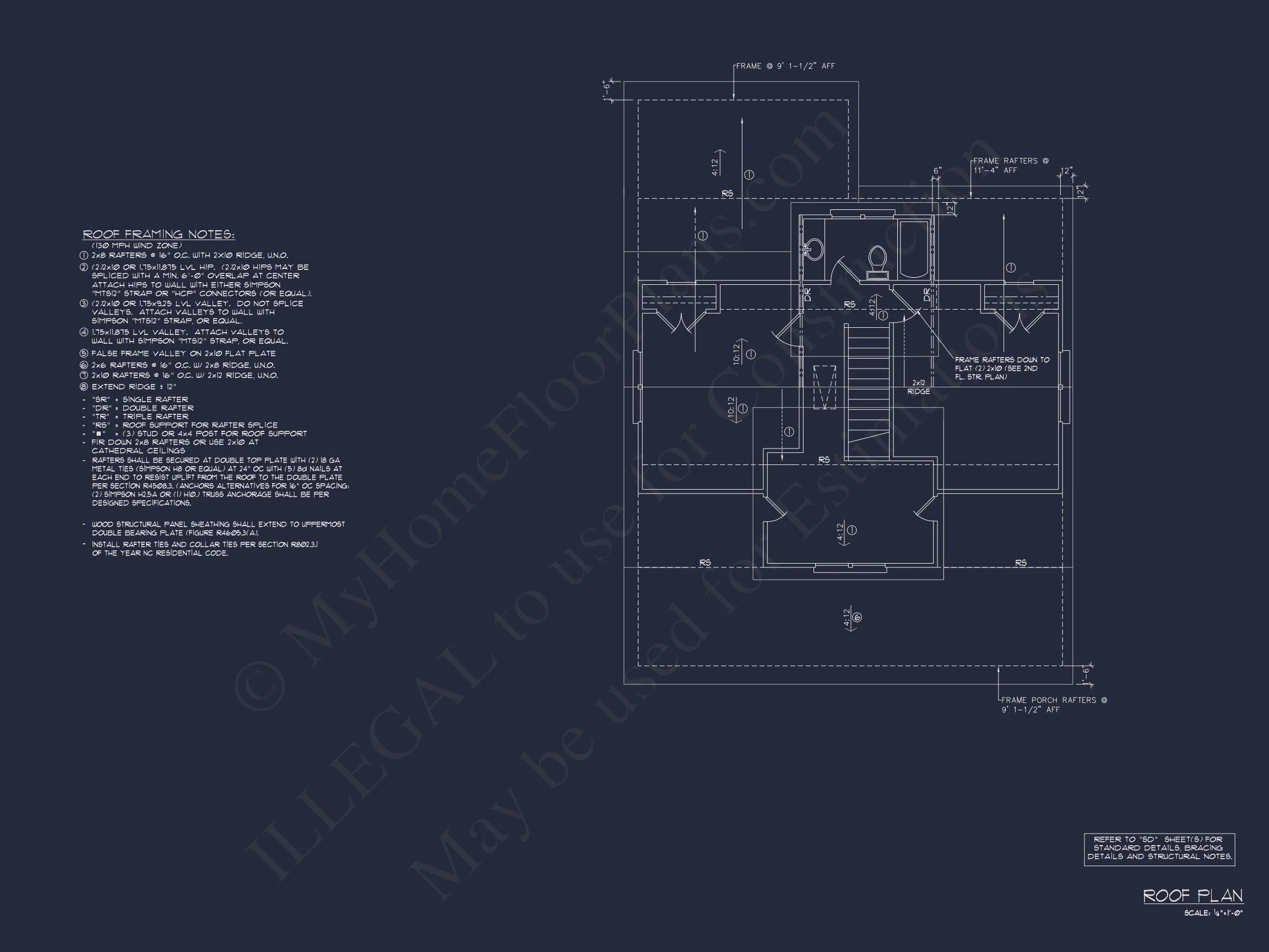 3-Story Craftsman house Plan: Floor Designs & Blueprints