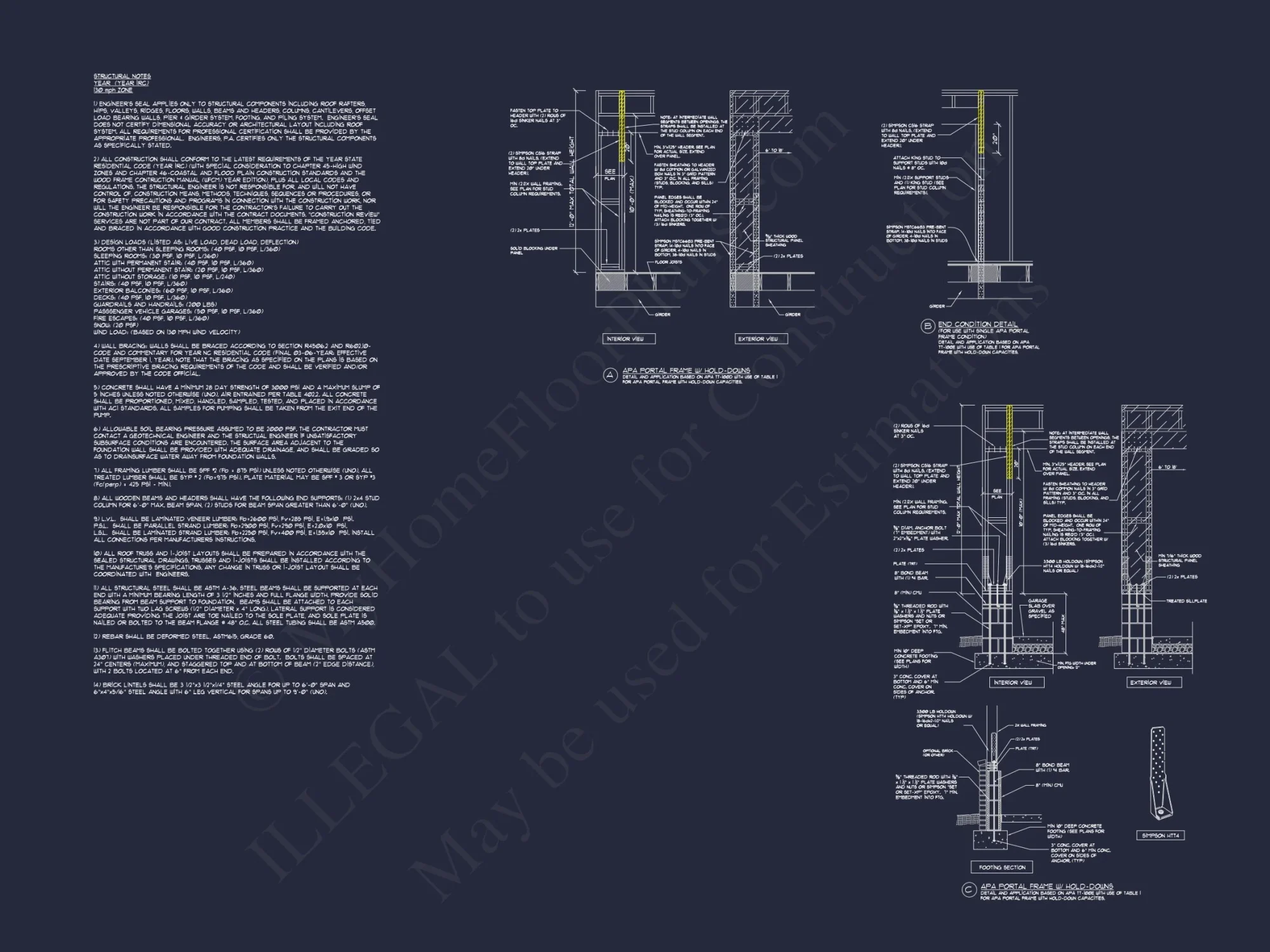 Coastal house Plan with 3 Floors, Elegant Designs, & CAD