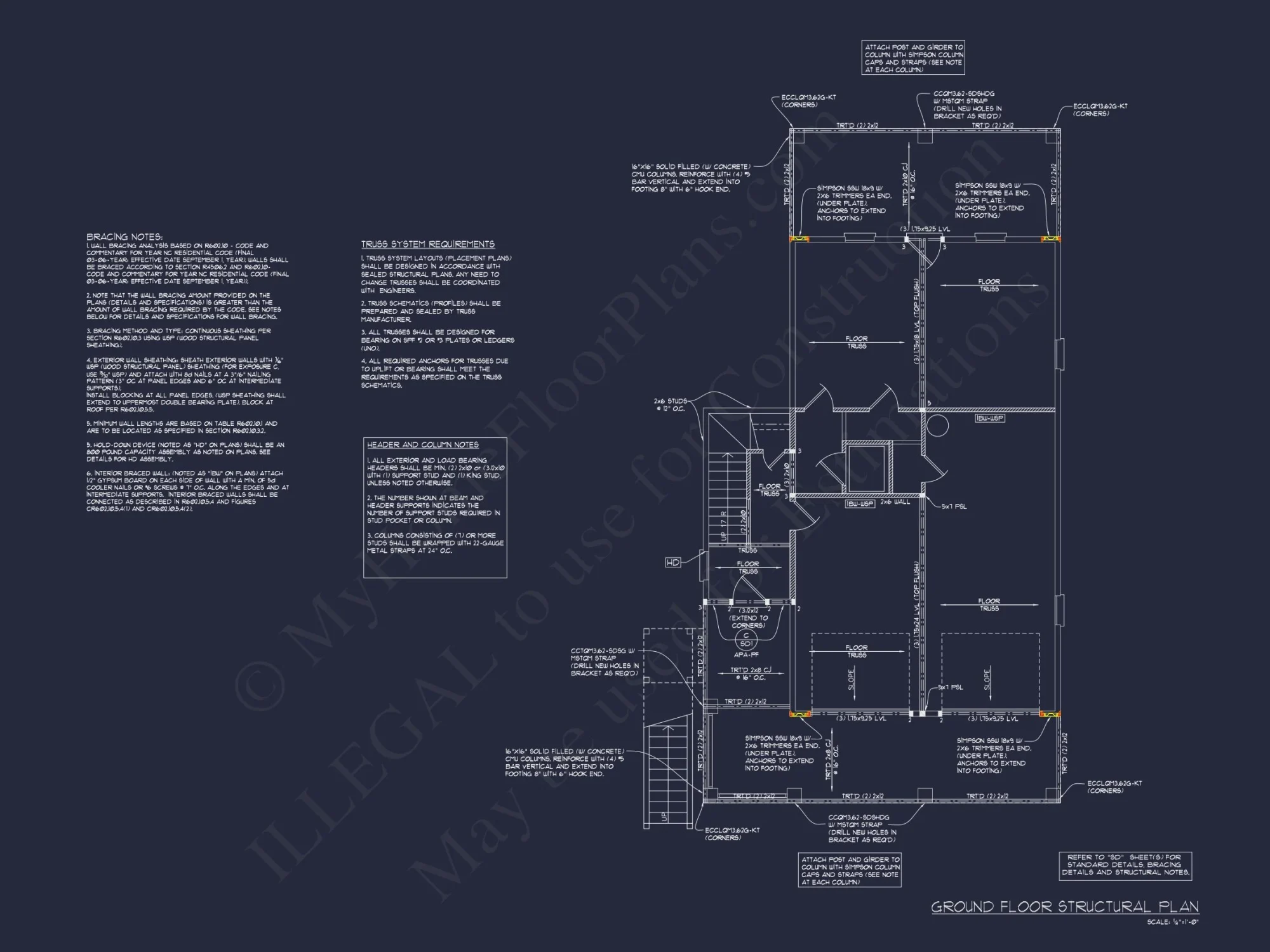 Coastal house Plan with 3 Floors, Elegant Designs, & CAD