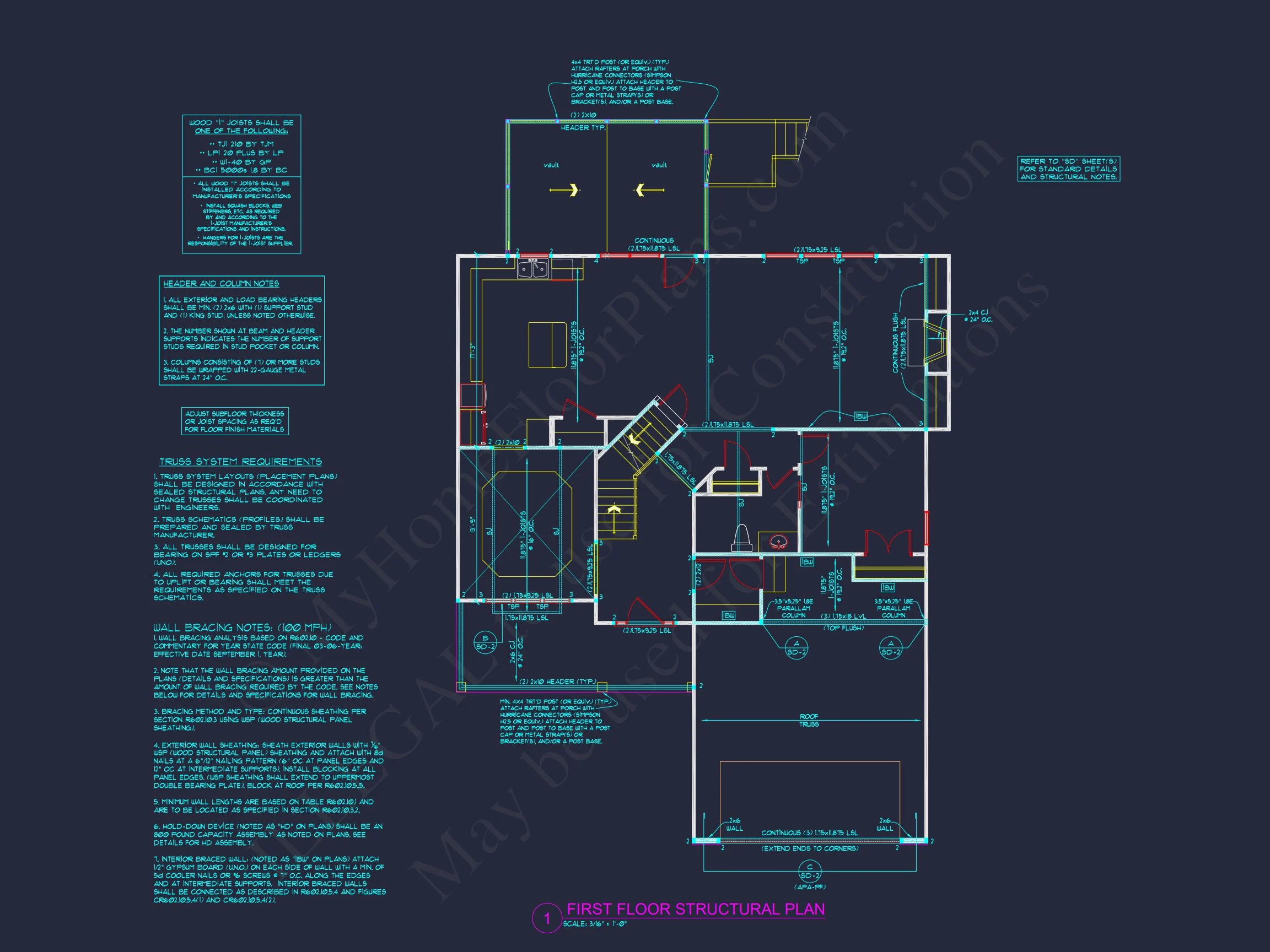 15-1319 HOUSE PLAN - Beautiful 4-Bedroom House Plan with Open Floor Designs & CAD Blueprint 15 Beautiful 4-Bedroom house Plan with Open Floor Designs & CAD Blueprint