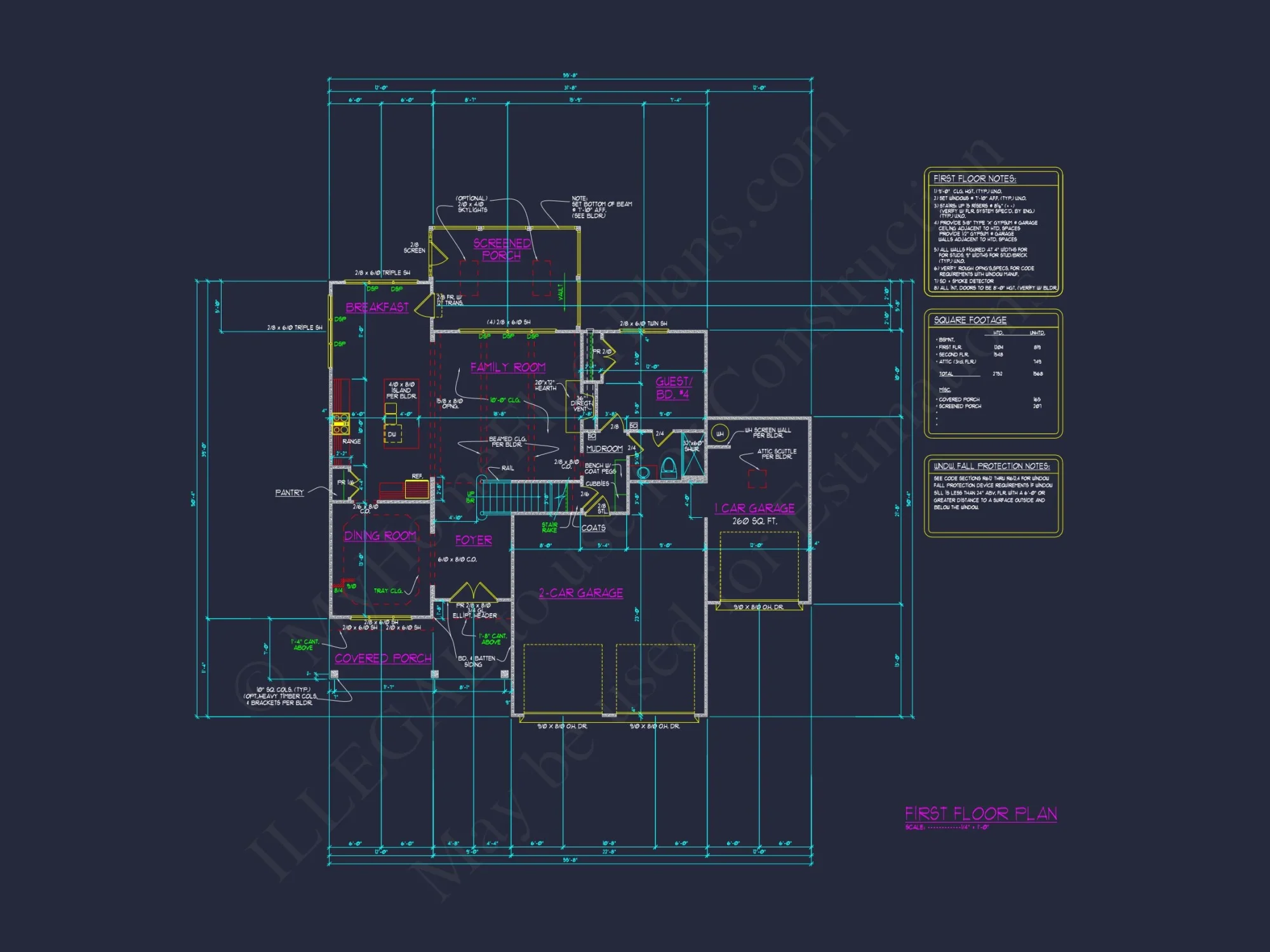 Elegant Traditional Craftsman house Plan with CAD Designs